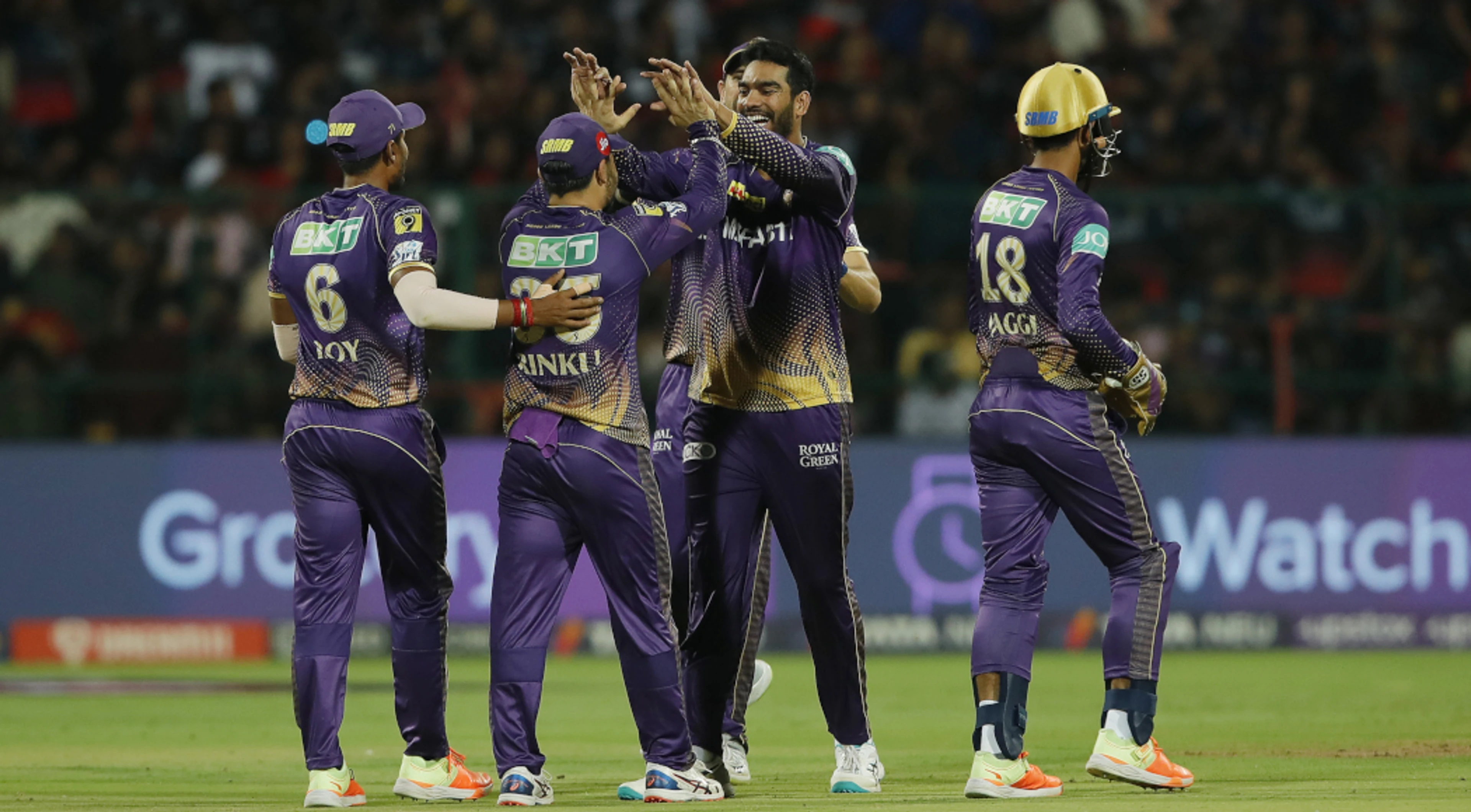 Kolkata Knight Riders beat Royal Challengers Bangalore
