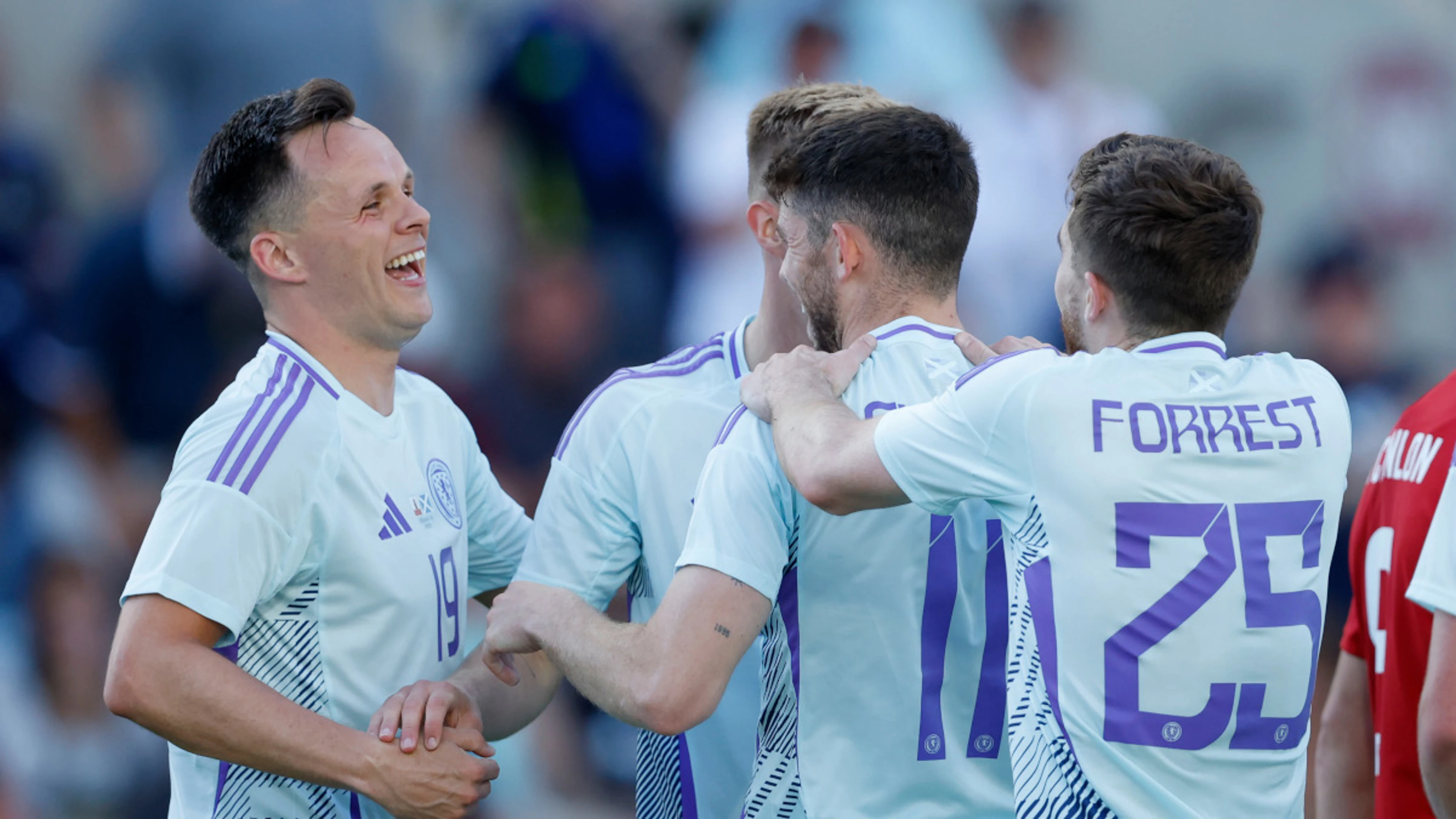 Christie, Adams give Scotland win over Gibraltar in friendly clash