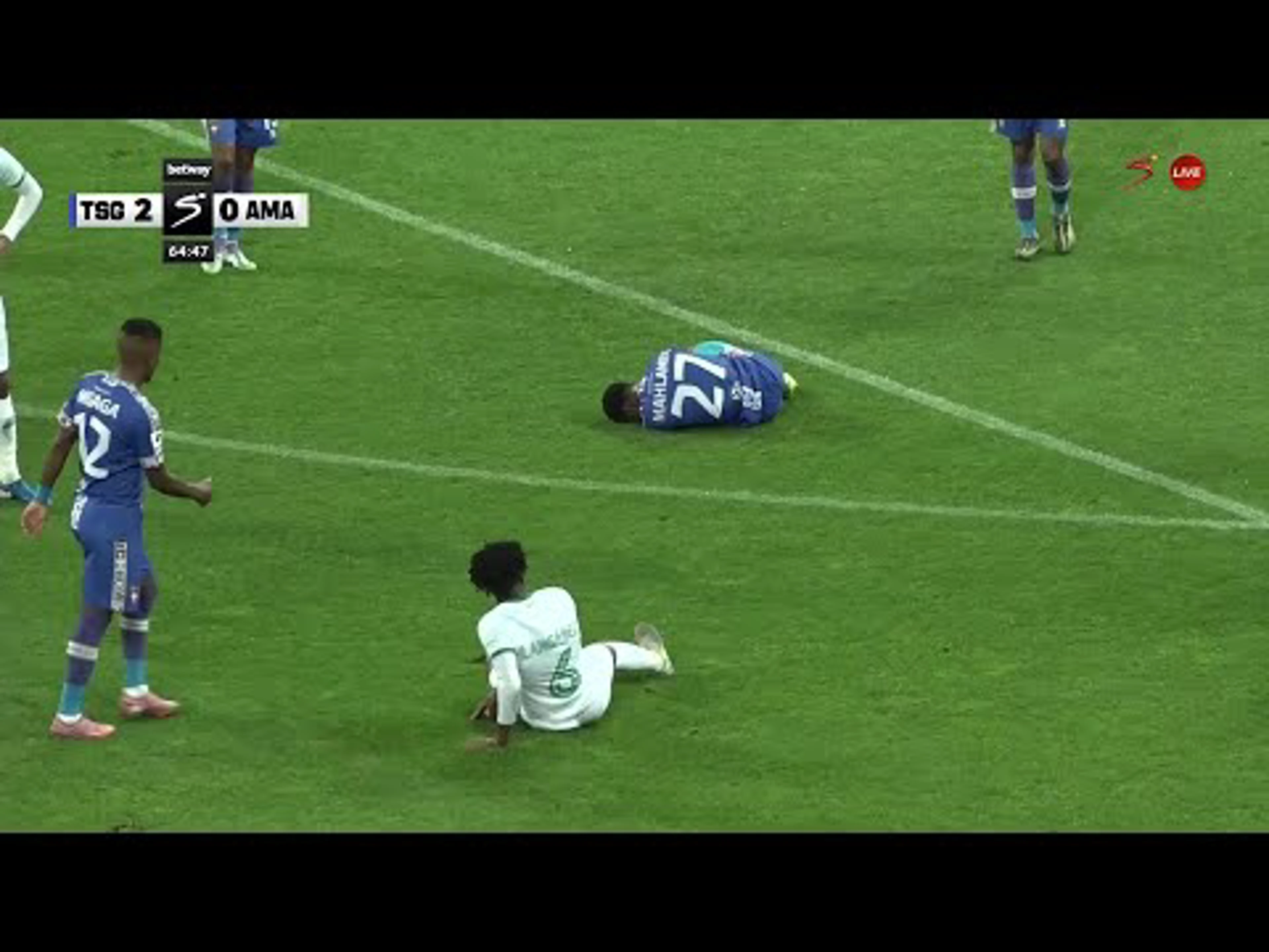 Siyanda Hlangabeza | Red Card v TS Galaxy