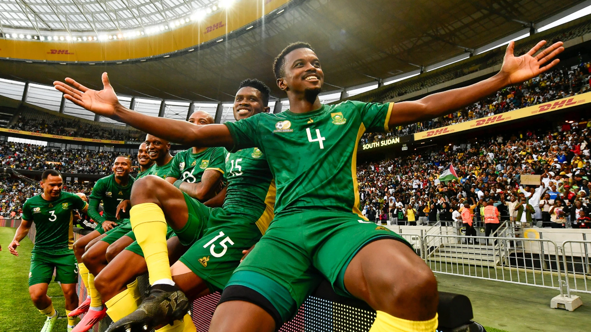 Bafana ease to victory over South Sudan