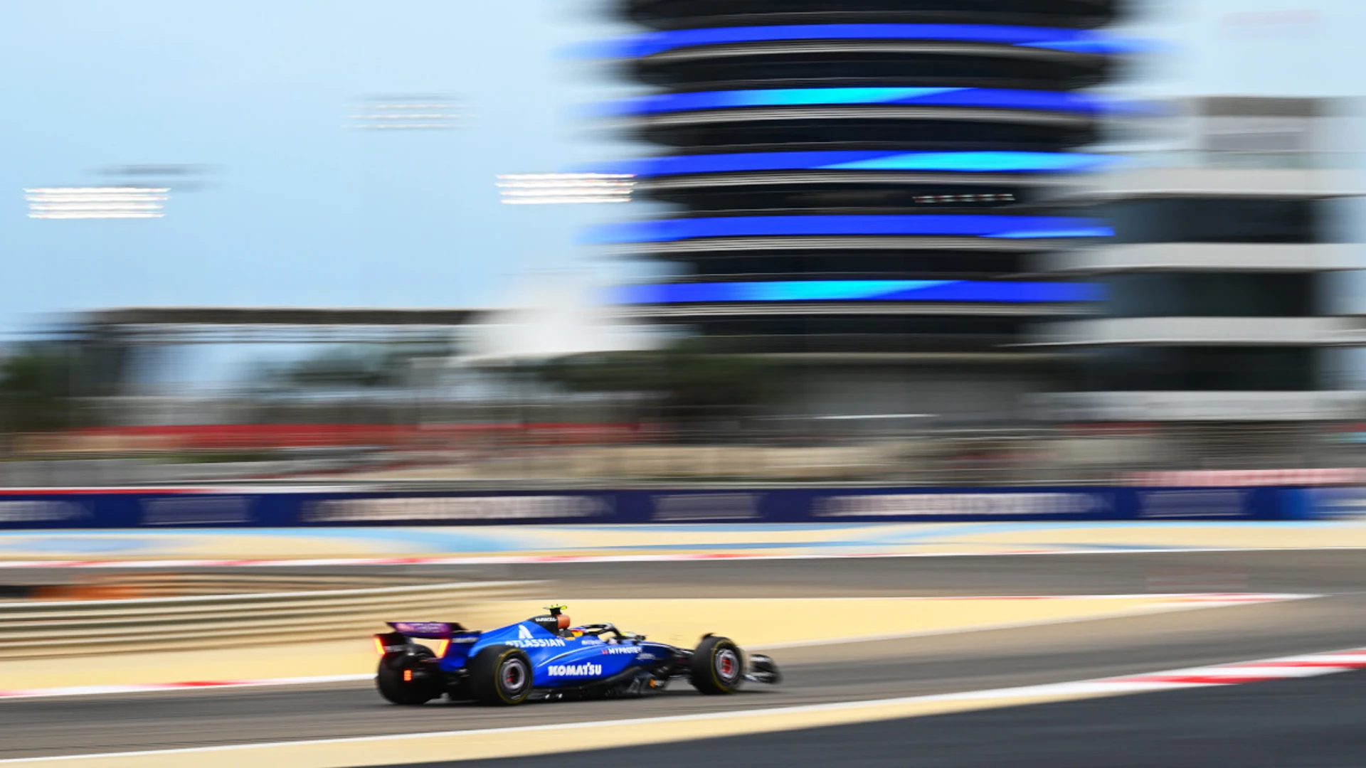 Double-shift Sainz tops Bahrain testing times