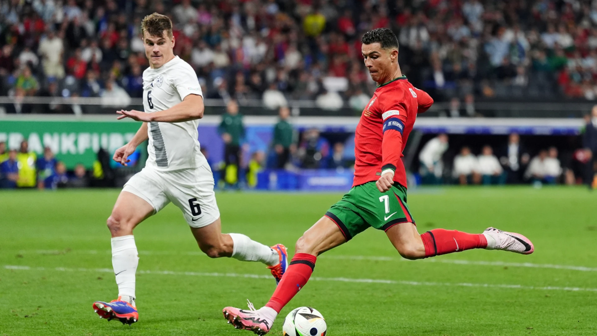 Slovenia take Portugal to extra-time in Euros last 16 clash