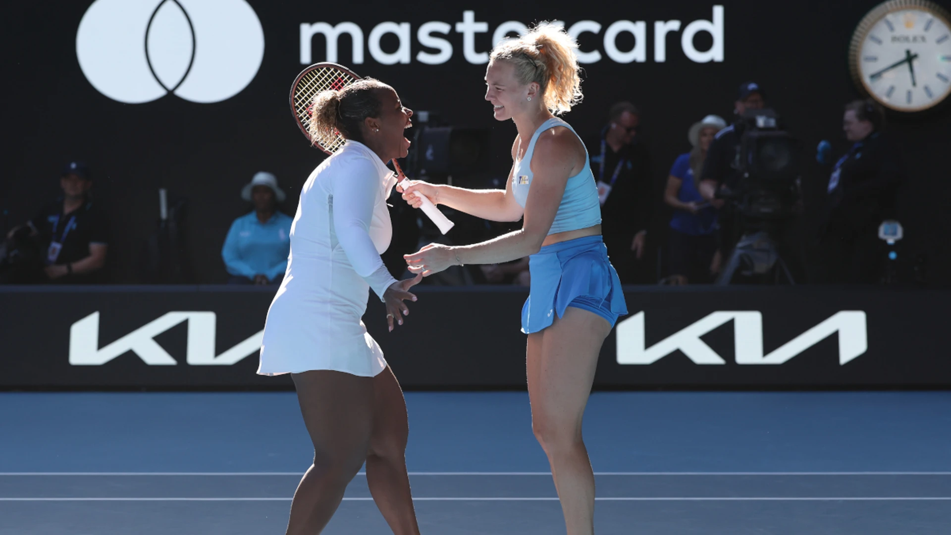 Siniakova and Townsend claim Australian Open women's doubles crown