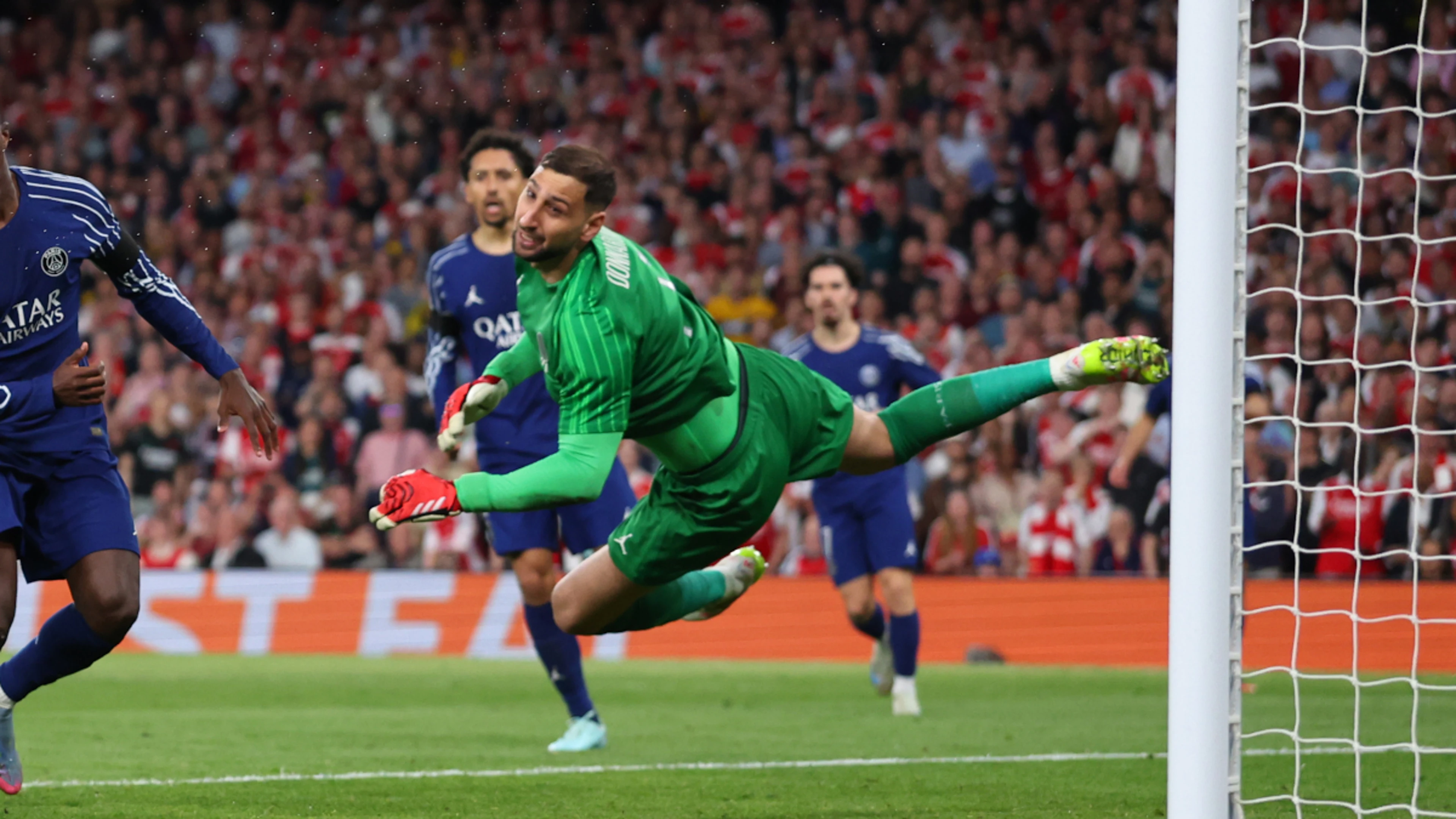 Donnarumma stands tall on PSG's Champions League run
