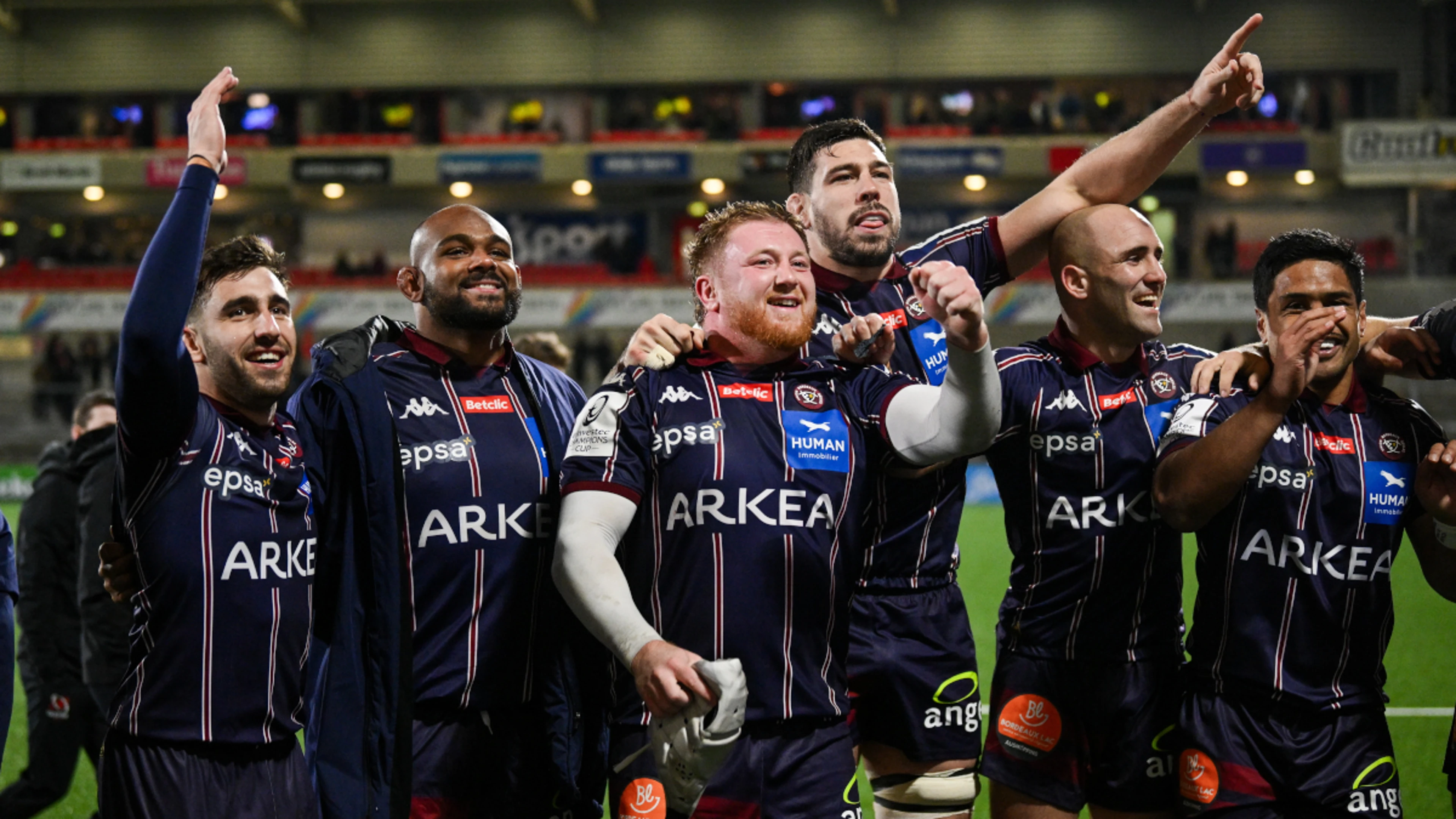 Vintage Bordeaux strike late to beat Ulster in Champions Cup