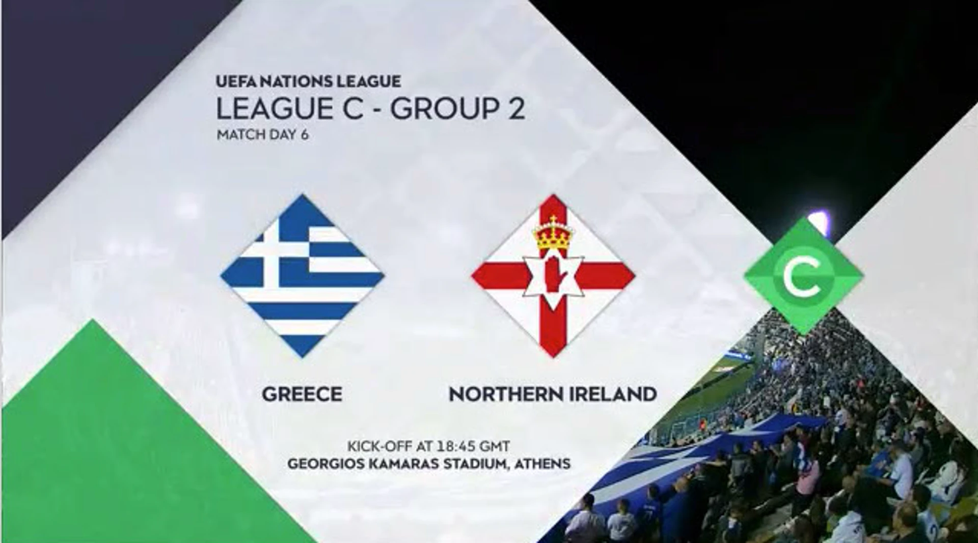 UEFA Nations League | League C - Group 2 | Greece v Northern Ireland | Highlights