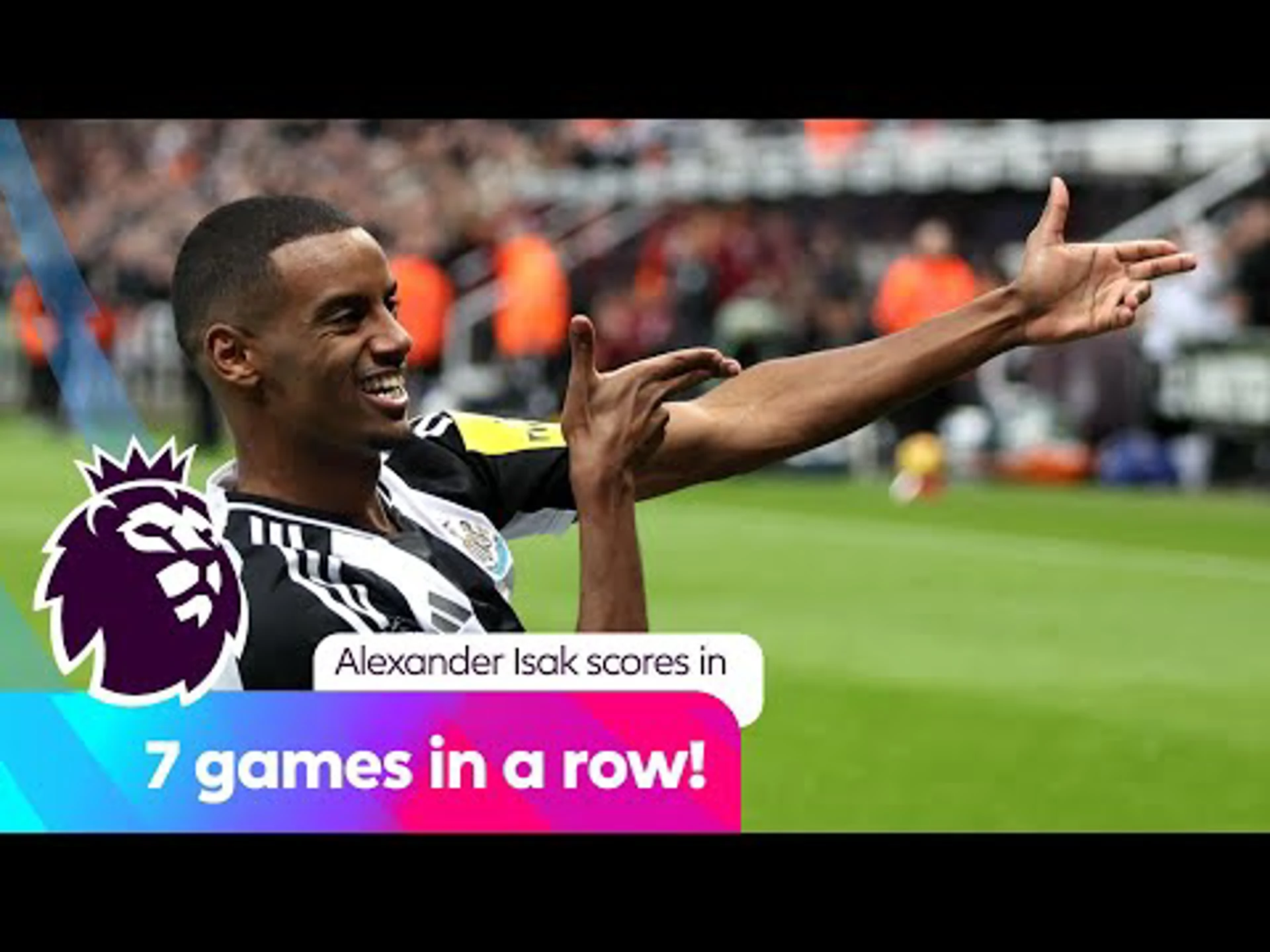 Alexander Isak scores in seven games in a row | Premier League