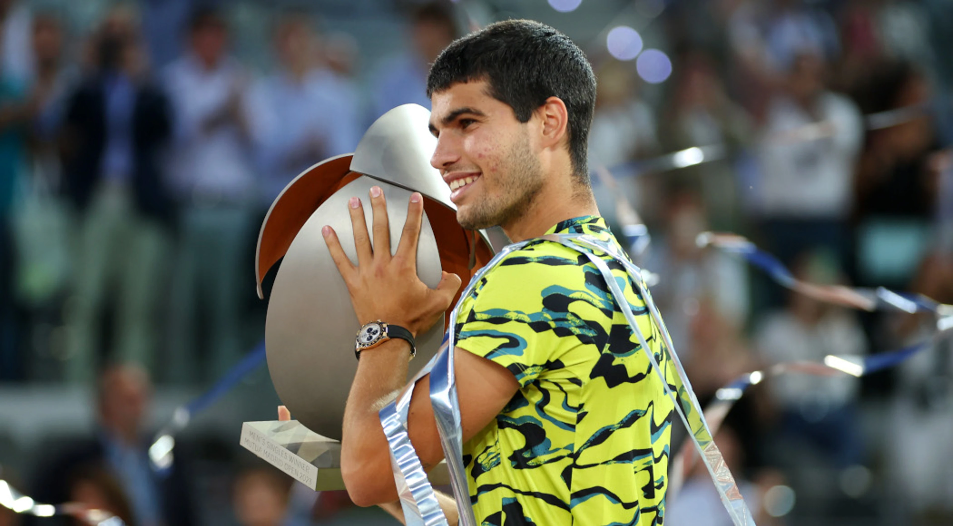 Alcaraz retains Madrid Open title