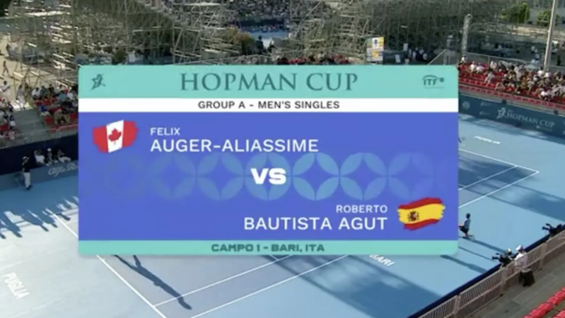 Aliassime v Bautista Agut | Men's Singles | Match Highlights | Hopman Cup