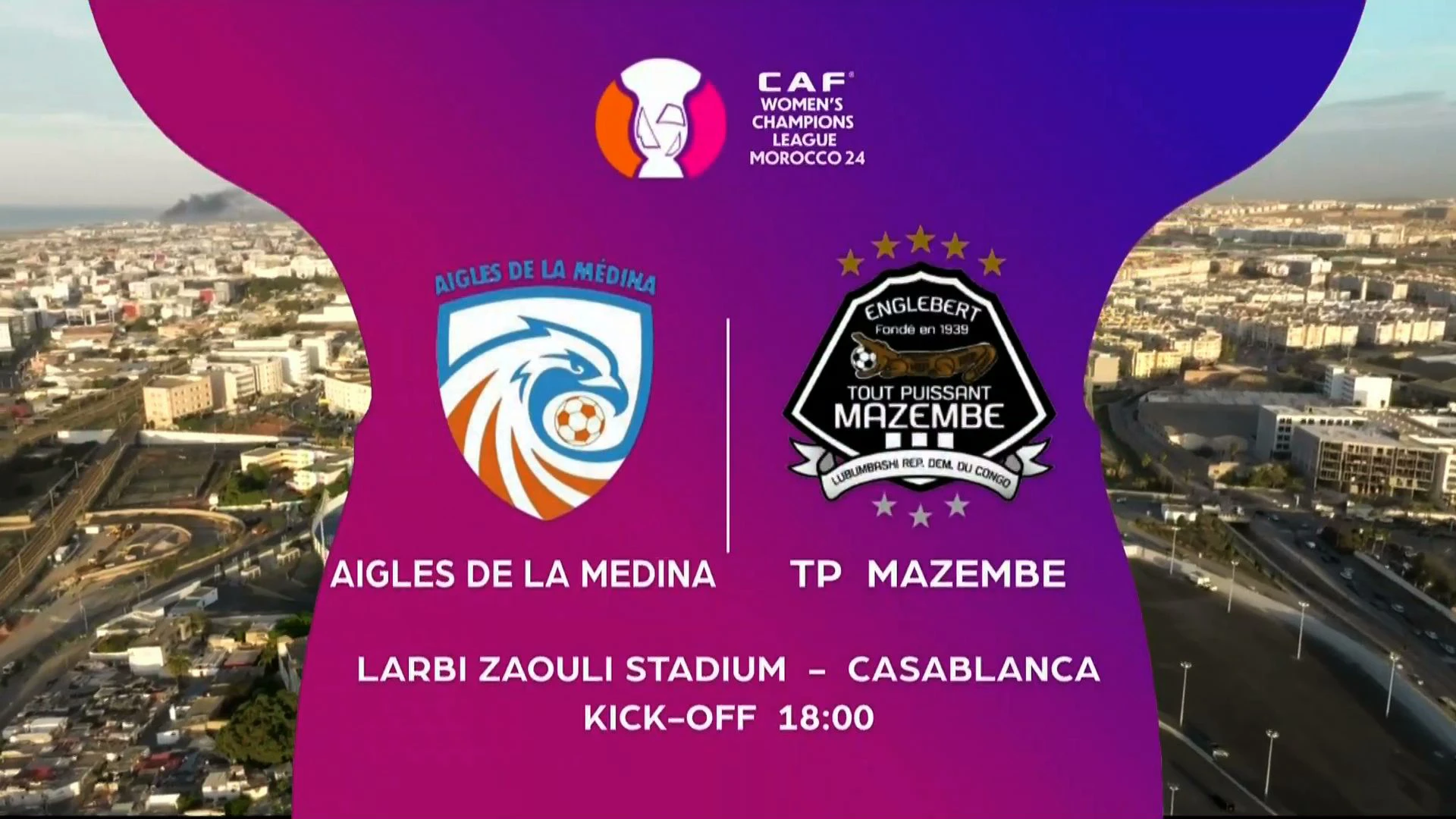 Aigles de la Medina v TP Mazembe | Match Highlights | CAF Women's Champions League