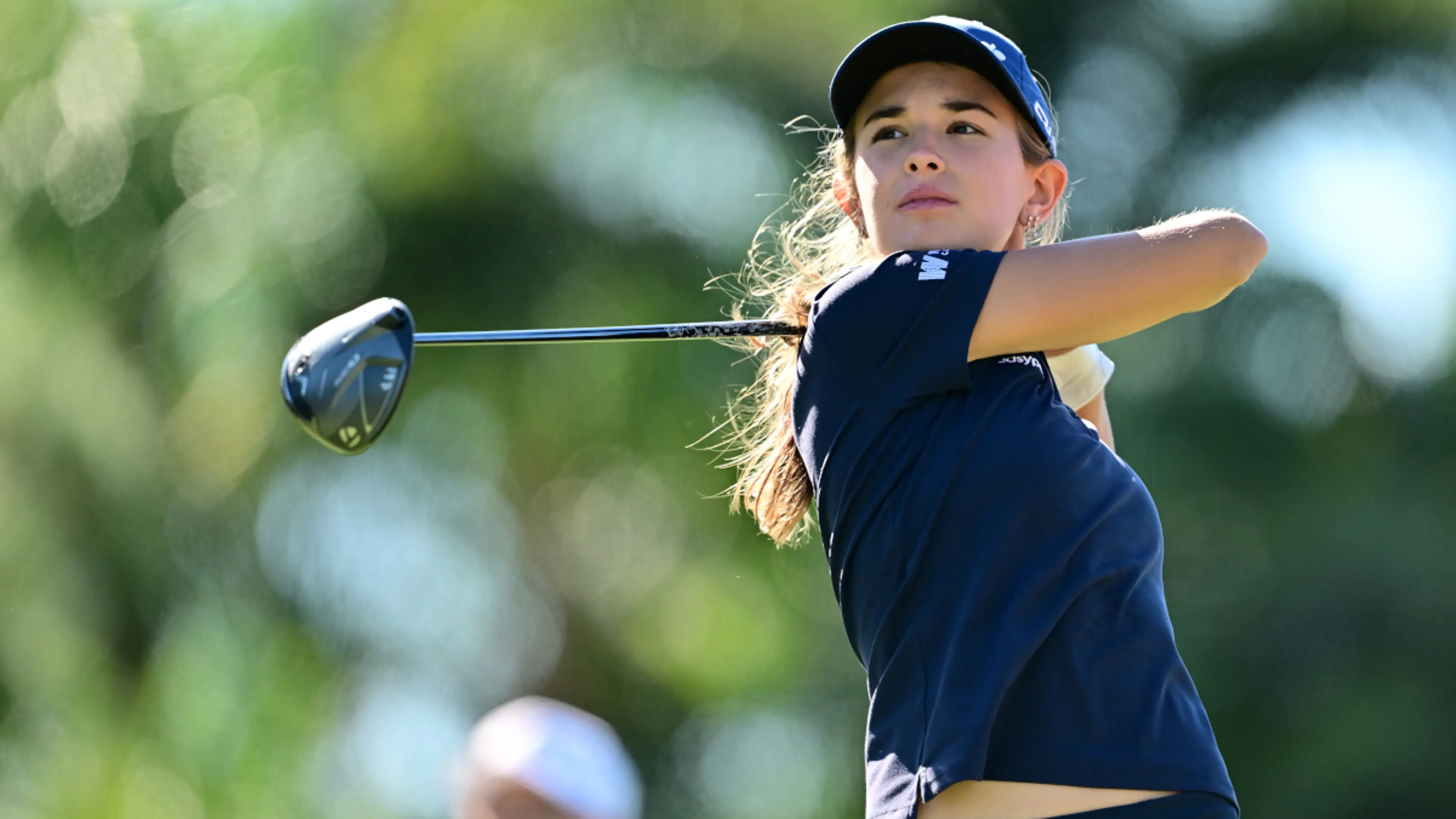 Kai Trump upbeat despite sitting last after LPGA debut