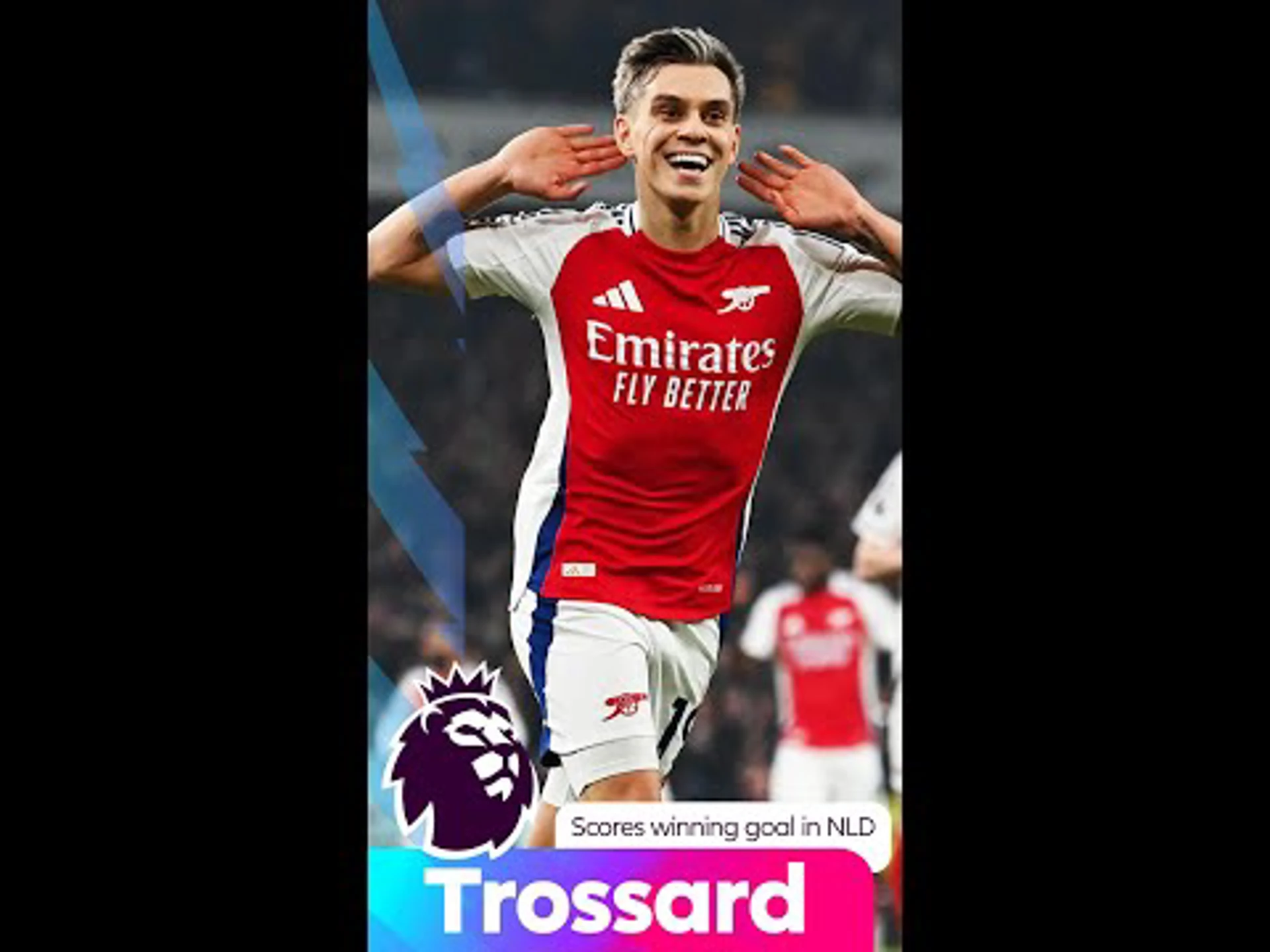 Game-winning goal! Incredible angle of Trossard's goal against Spurs!