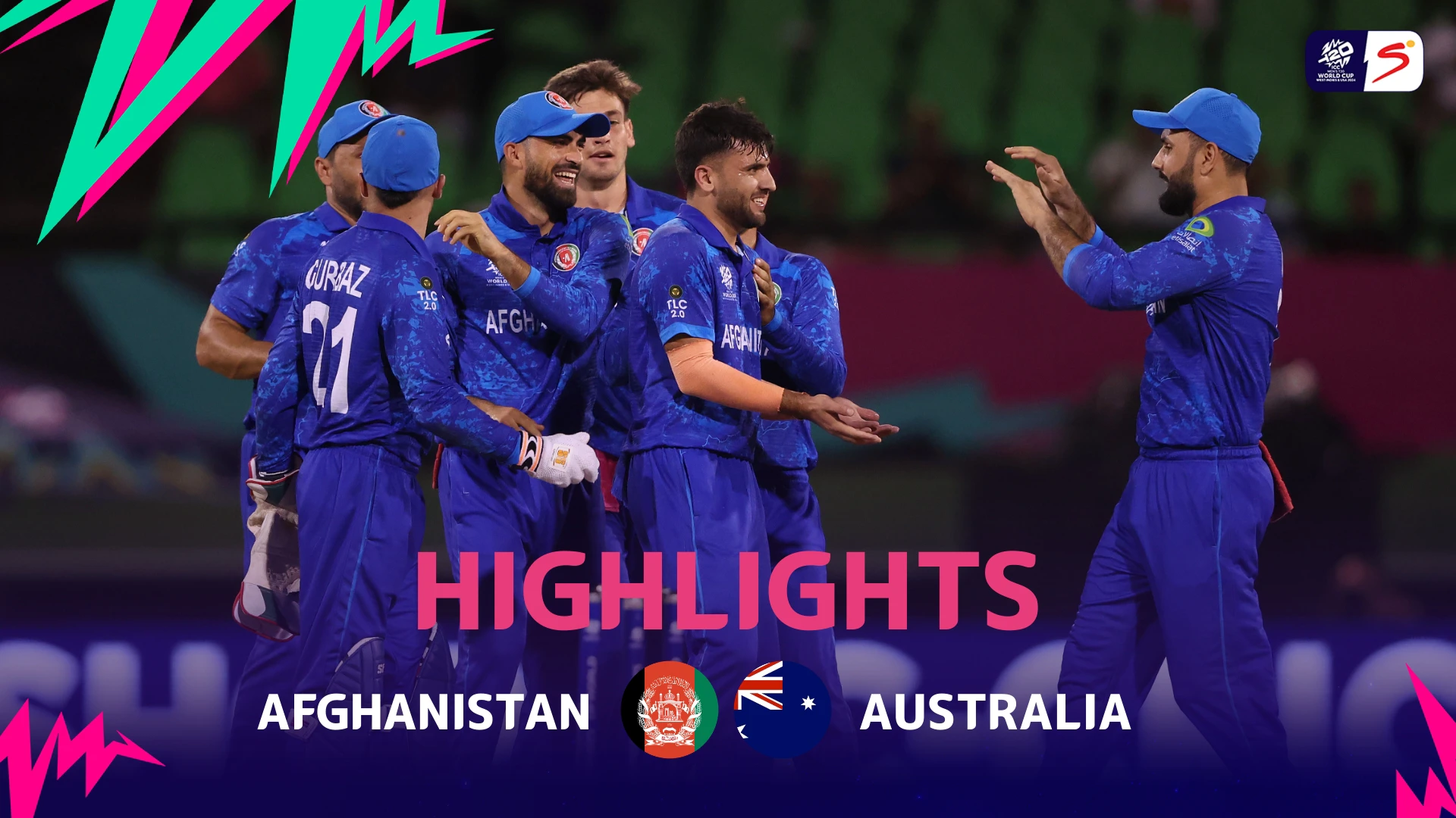 Afghanistan v Australia | Match Highlights | ICC T20 World Cup Group A