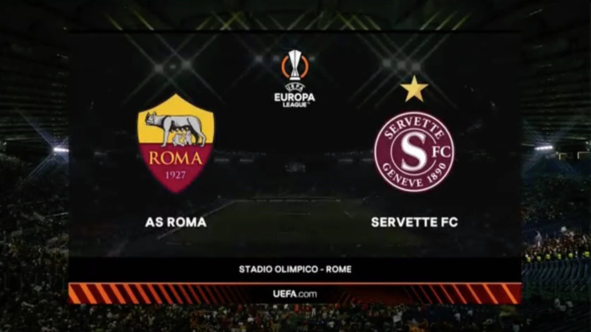 AS Roma v Servette FC | Match Highlights | UEFA Europa League | Group G