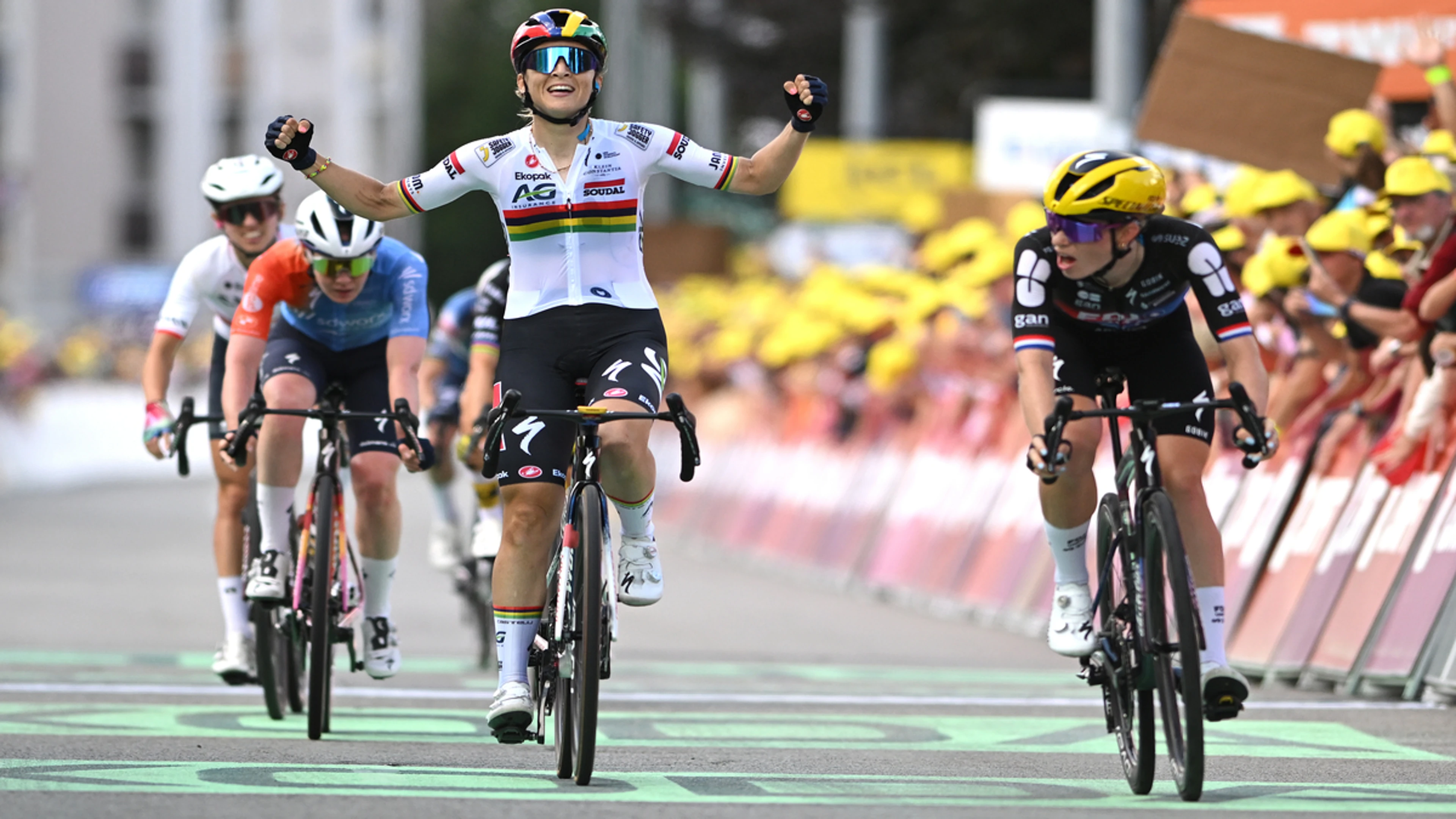 Le Court makes history for Africa at women's Tour de France