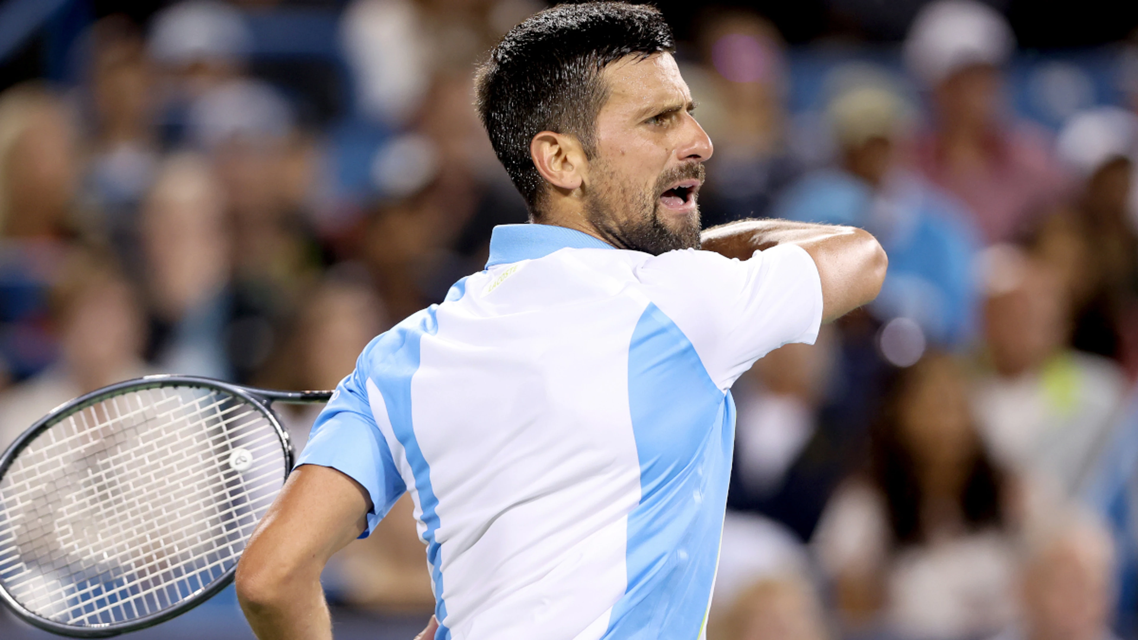 Djokovic dominates Monfils in Cincinnati, Alcaraz outlasts Paul