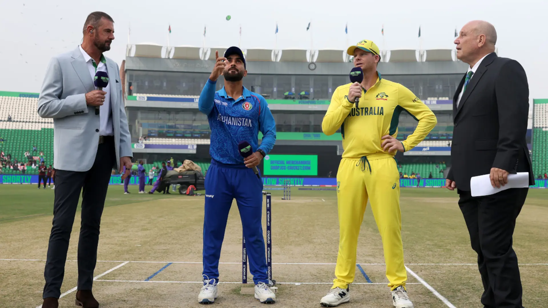 Afghanistan win toss, bat against Australia in Champions Trophy