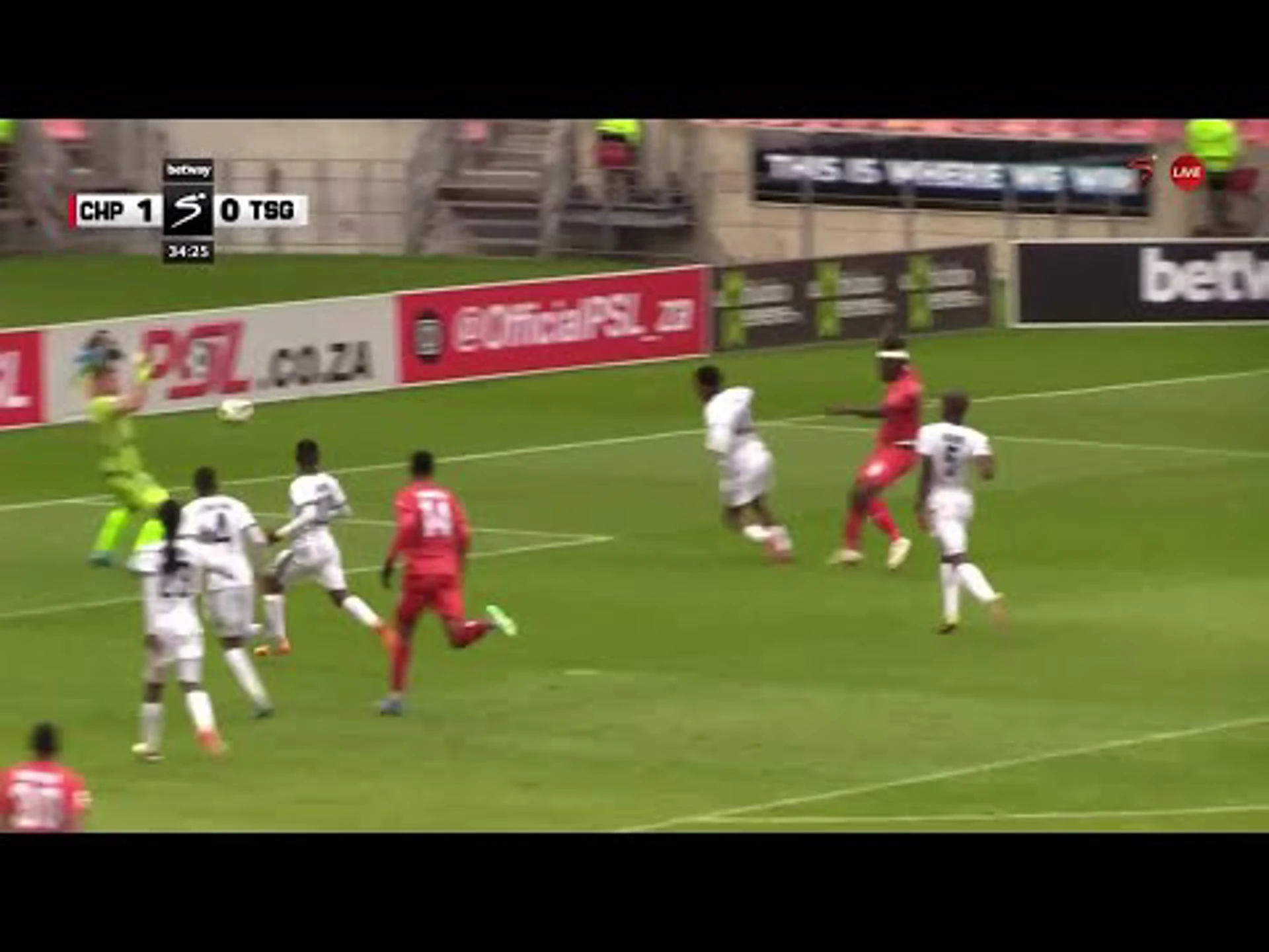 Bienvenu Eva Nga | 34ᵗʰ Minute Goal v TS Galaxy
