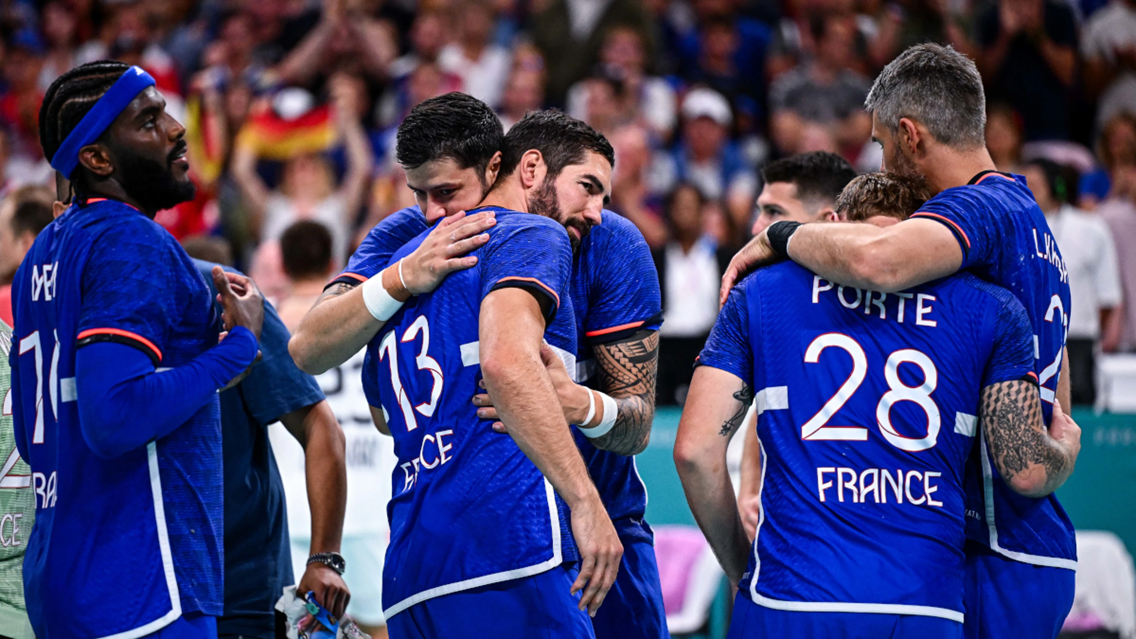 France double gold hopes dashed by Germany, Spain also reach semifinals