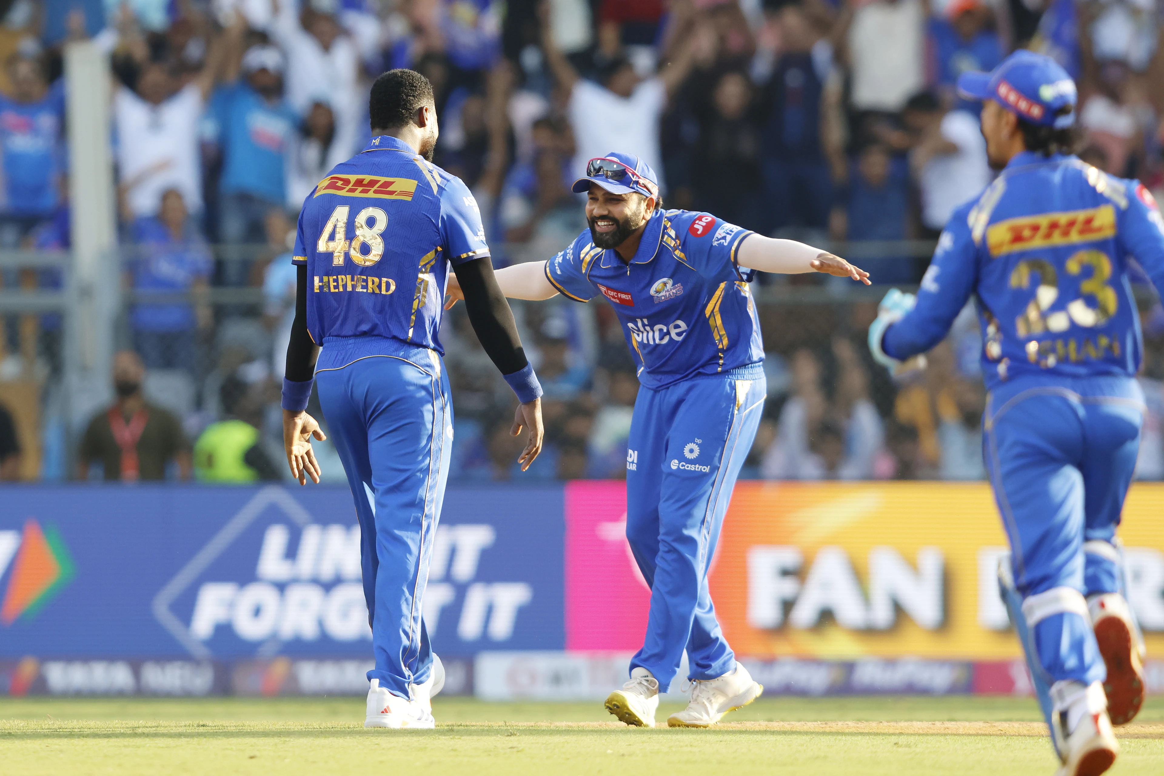 Mumbai Indians get first IPL win