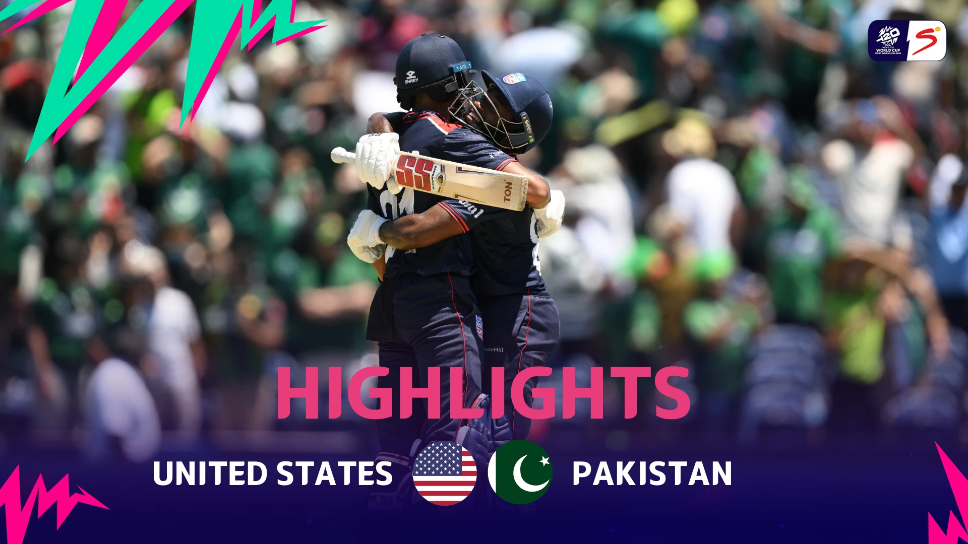 USA v Pakistan | Match Highlights | Group A | ICC T20 World Cup