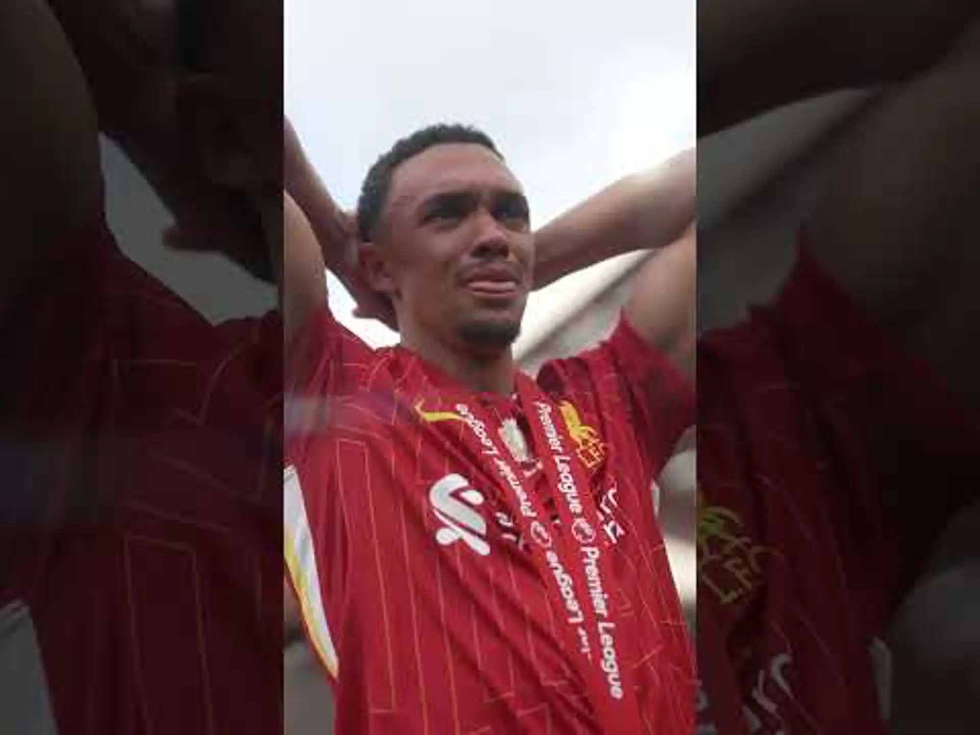 EMOTIONAL! Trent shares tearful moment with family in front of Kop