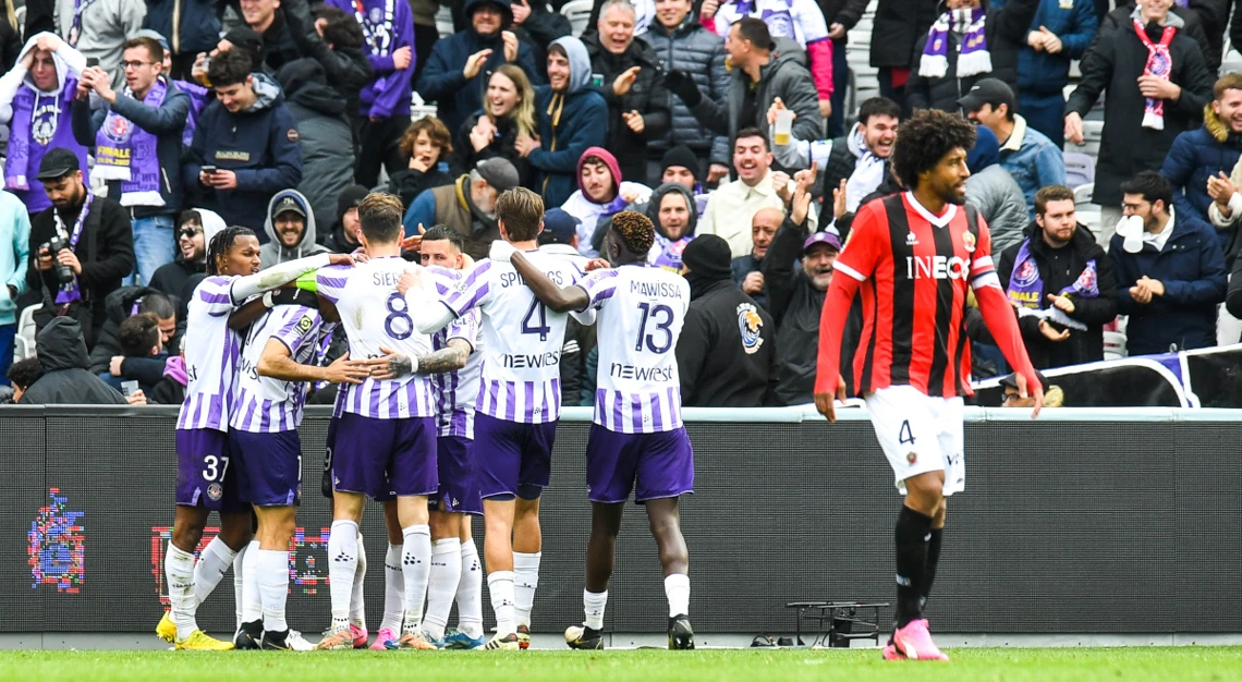 Nice miss chance to go third in Ligue 1 with defeat at Toulouse