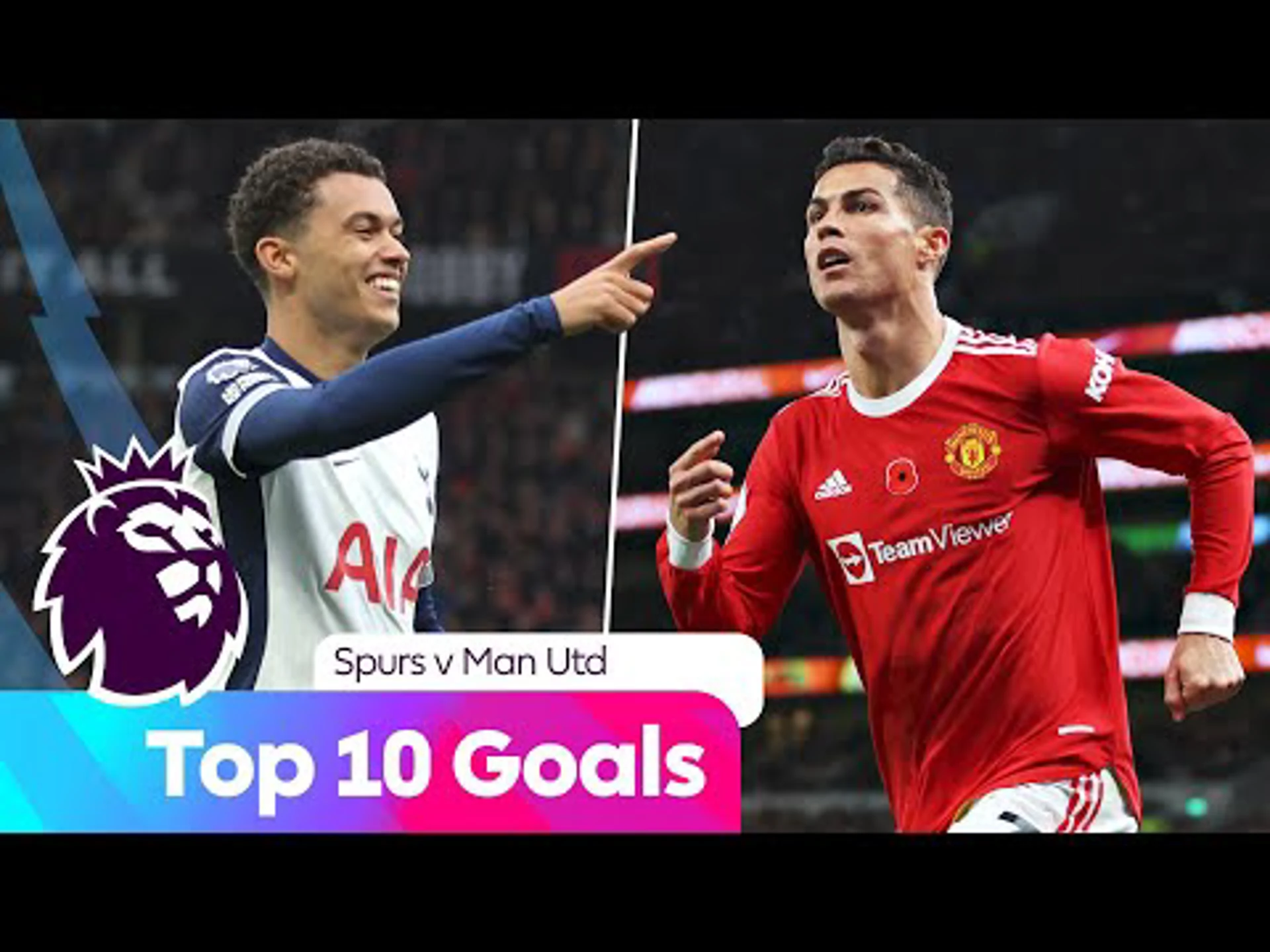 Top Ten Goals | Spurs v Man United | Premier League