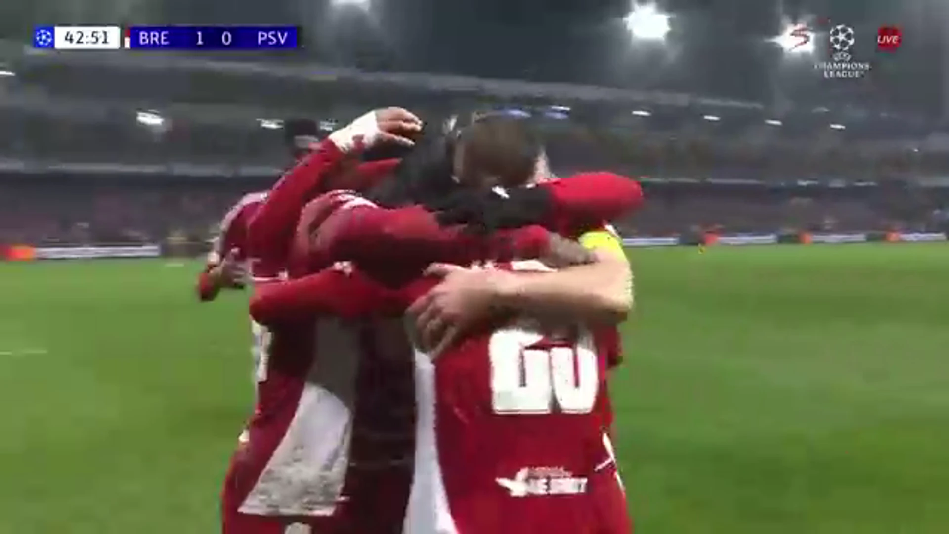Julien Le Cardinal | 43 Minute Goal v PSV
