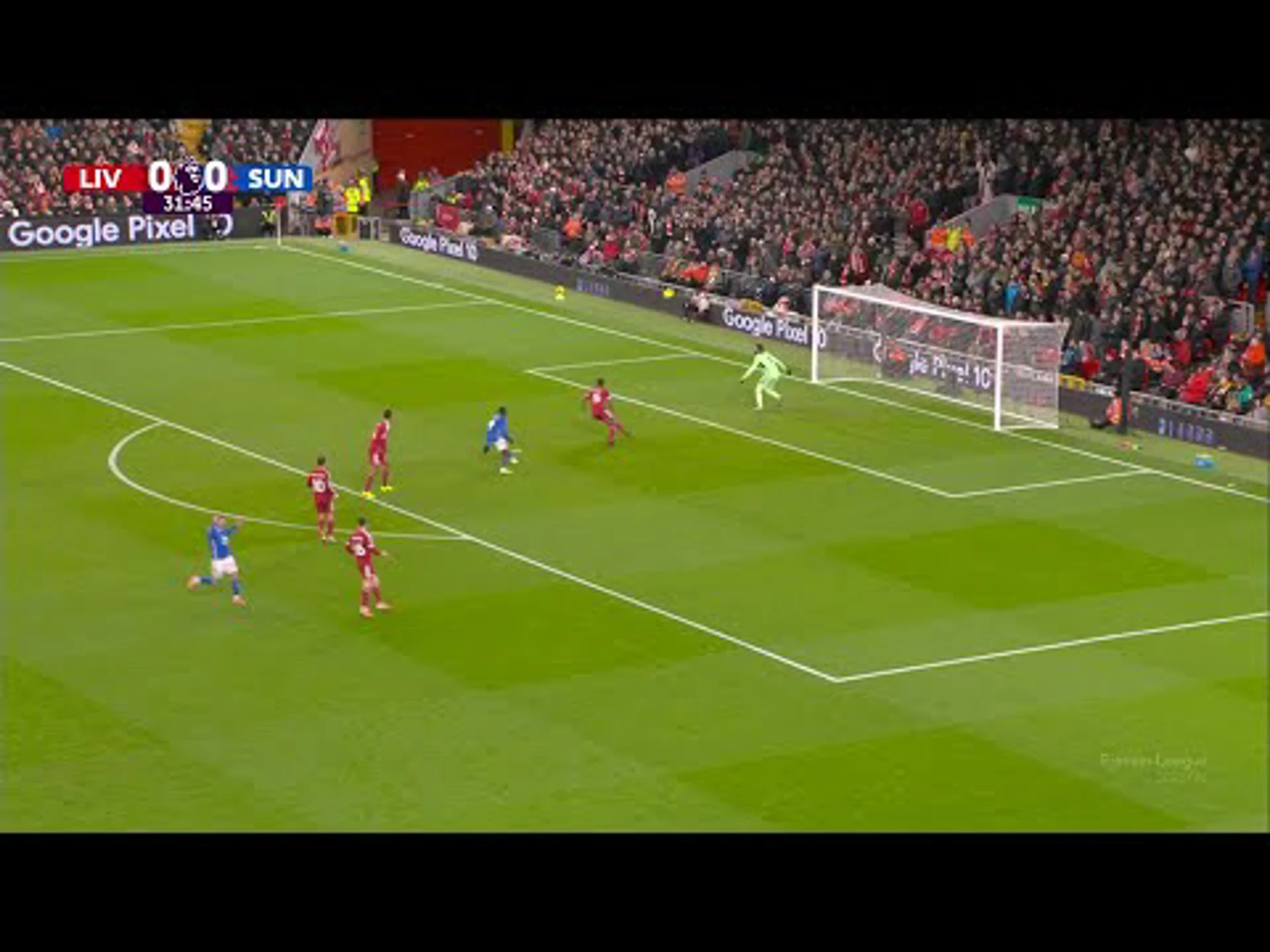 Alisson Ramsés Becker | 32ⁿᵈ Minute Spectacular Gk Save v Sunderland