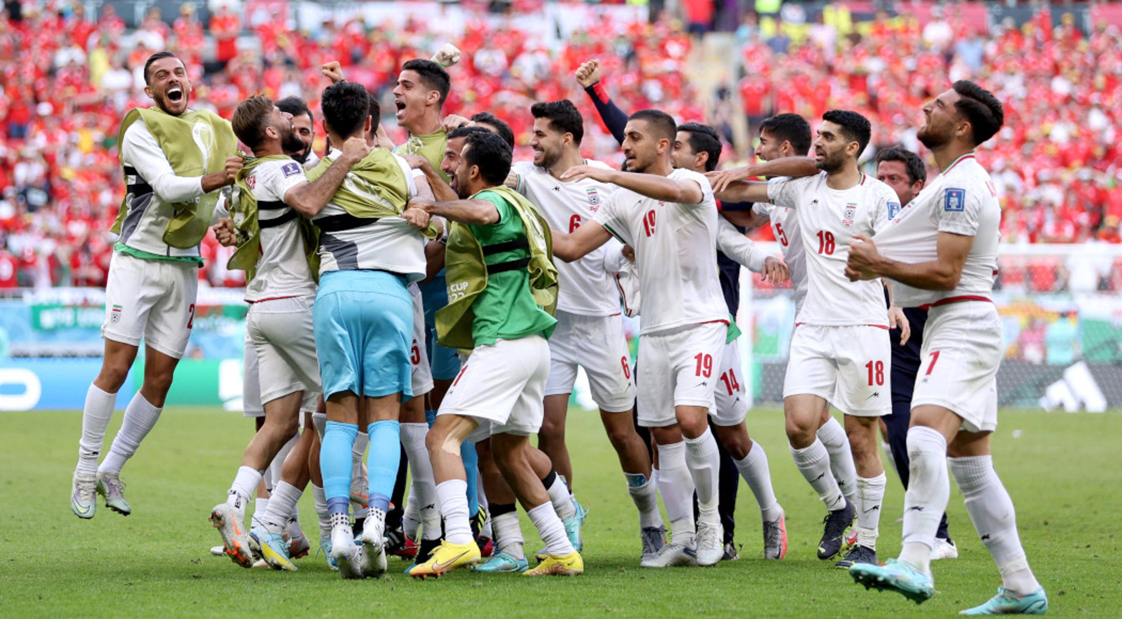 Relentless Iran do their talking on the pitch in defeat of Wales