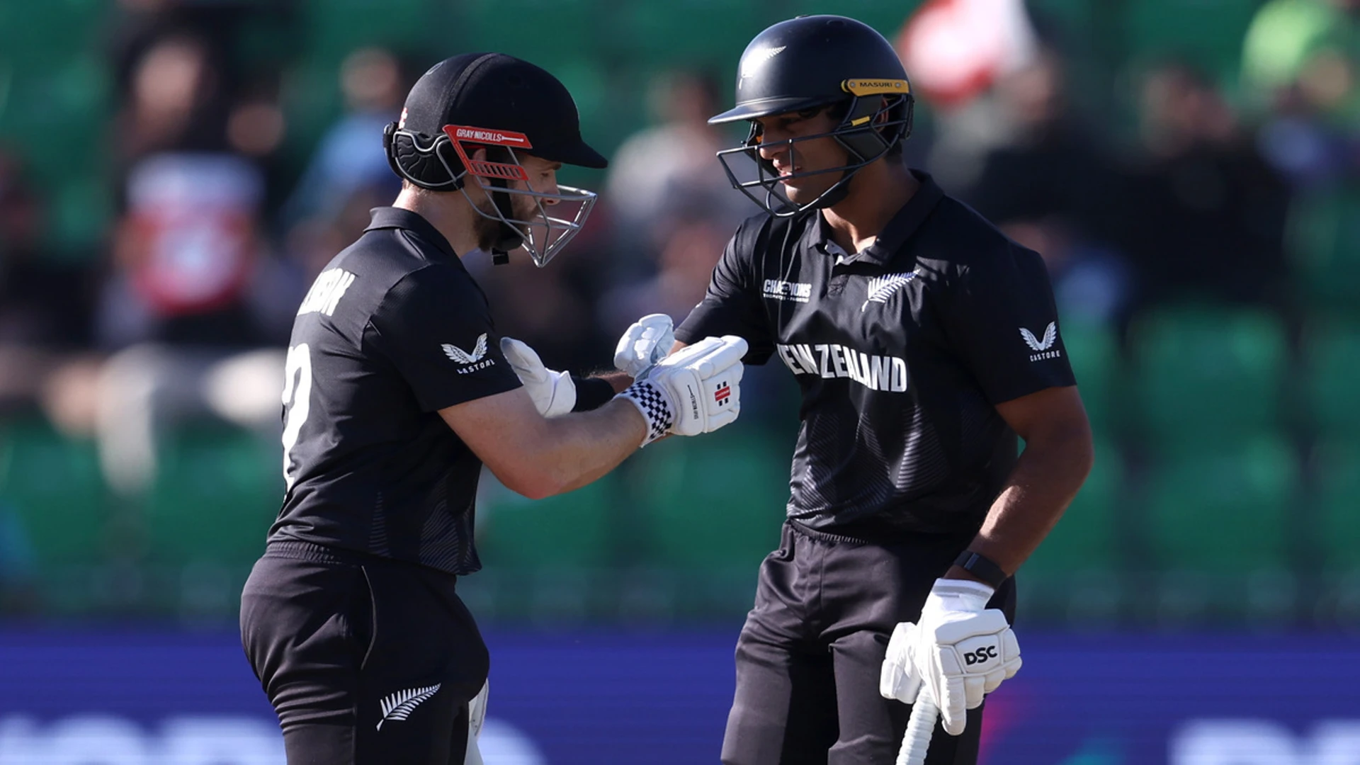 Santner hails Ravindra-Williamson stand after NZ make Champions Trophy final