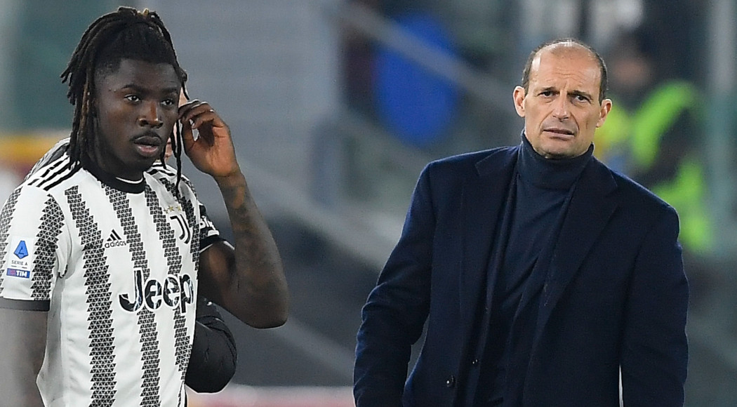 Allegri laments Kean 'mistake' after 40-second red card