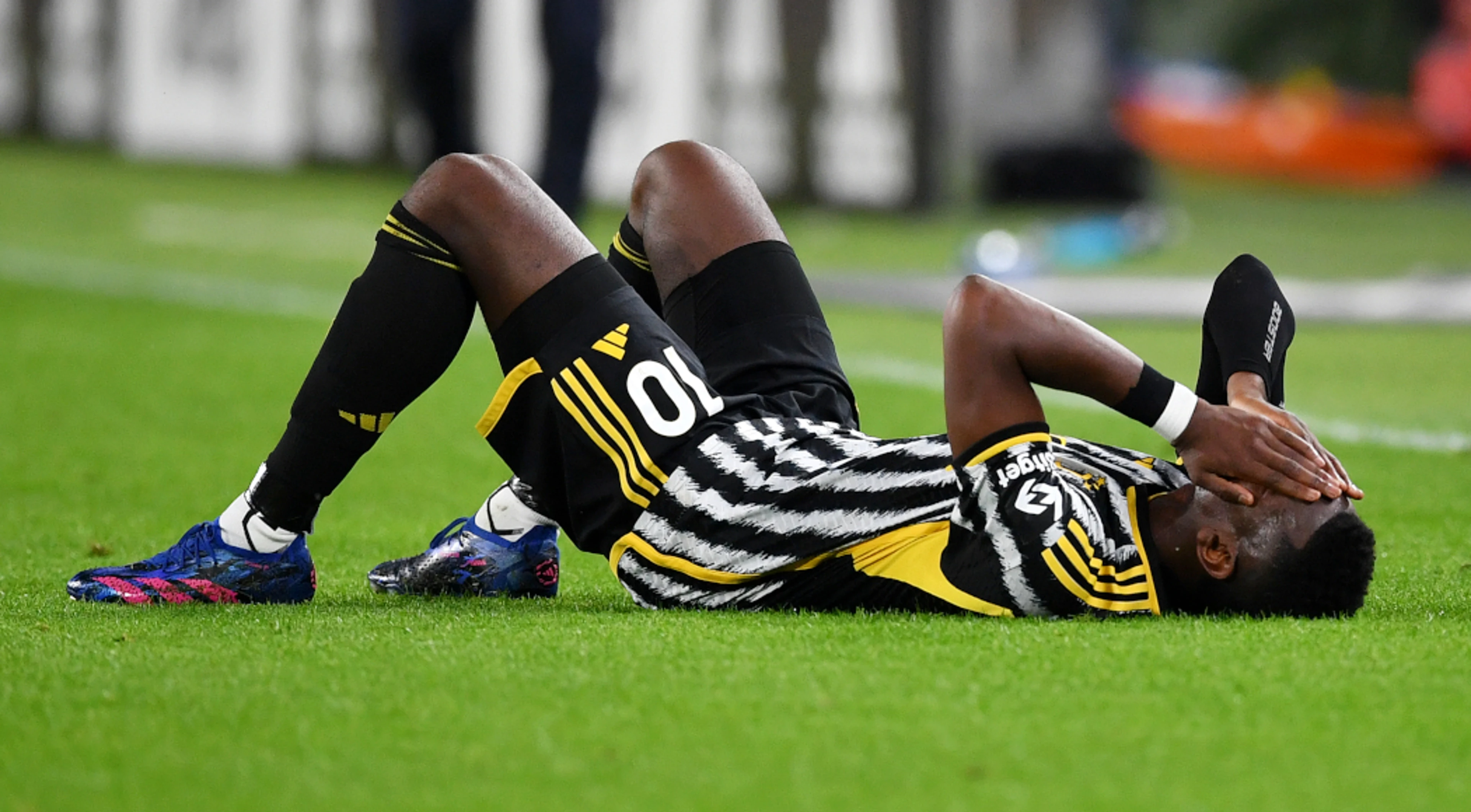 Tearful Pogba injured in first start for over a year