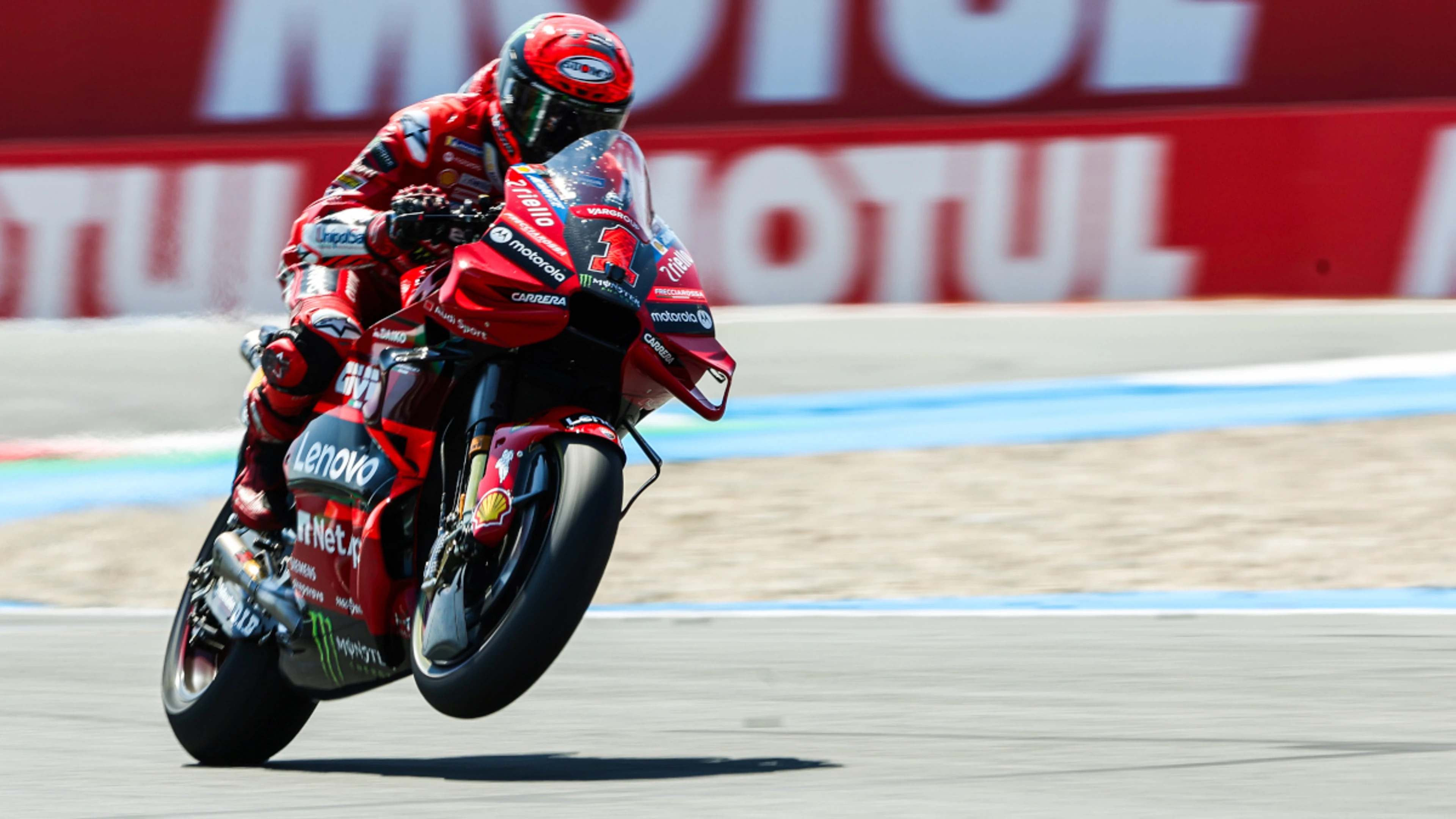 Bagnaia wins attritional Dutch MotoGP, heartache for Binder