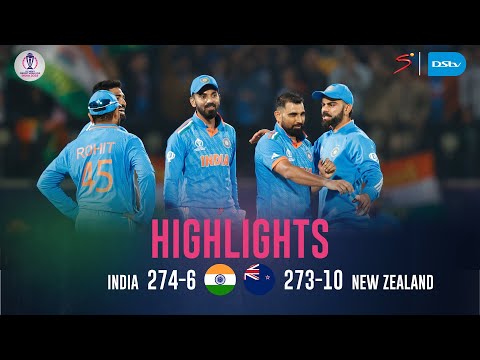 India V New Zealand | Match Highlights | ICC Cricket World Cup | SuperSport