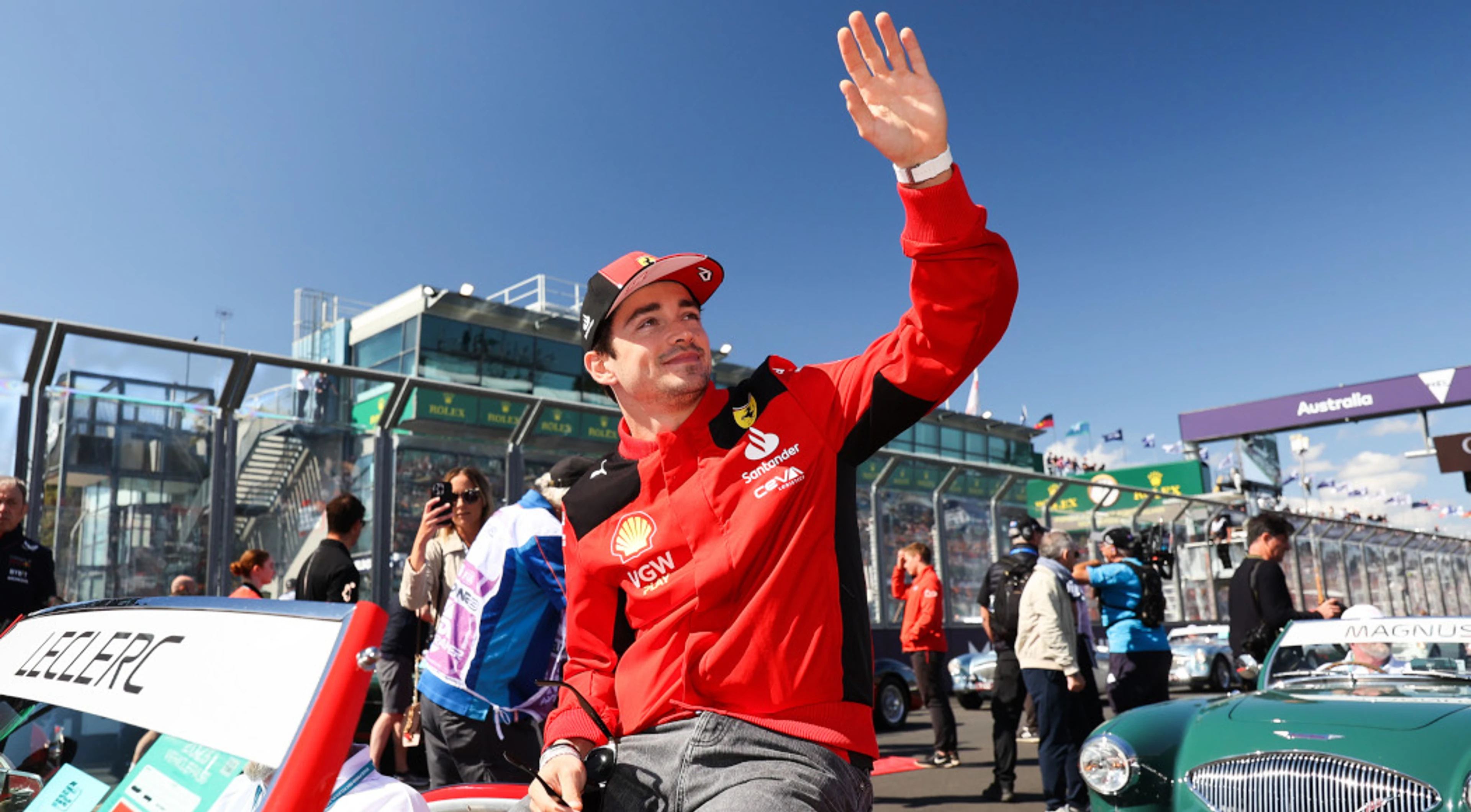 Italian police arrest four for stealing Leclerc's watch