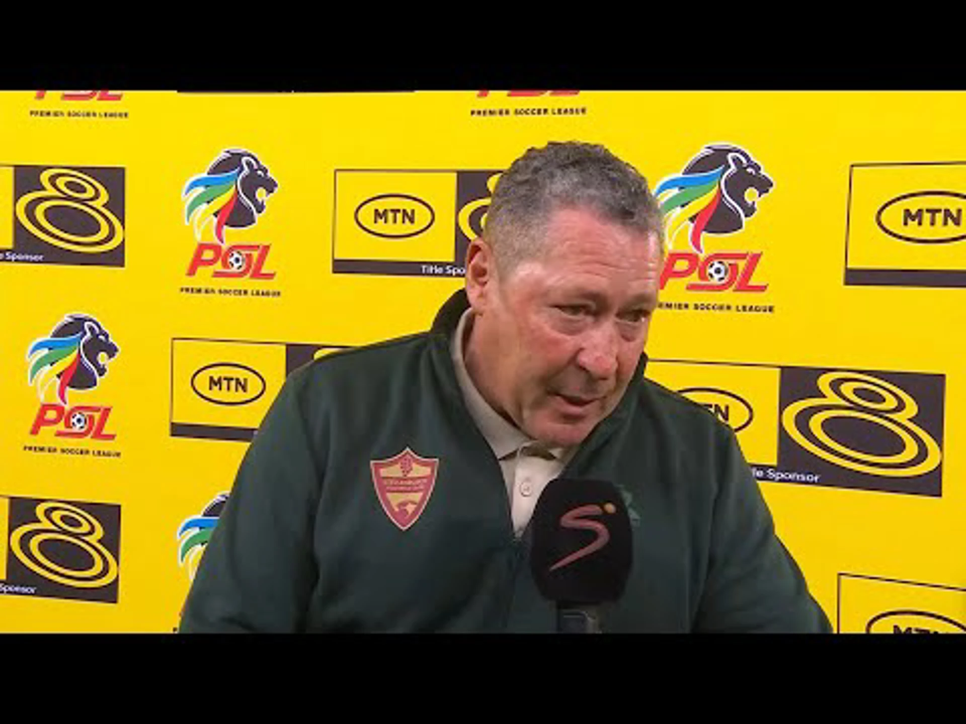 Post-match interview with Steve Barker | Orlando Pirates v Stellenbosch | MTN8 | Final