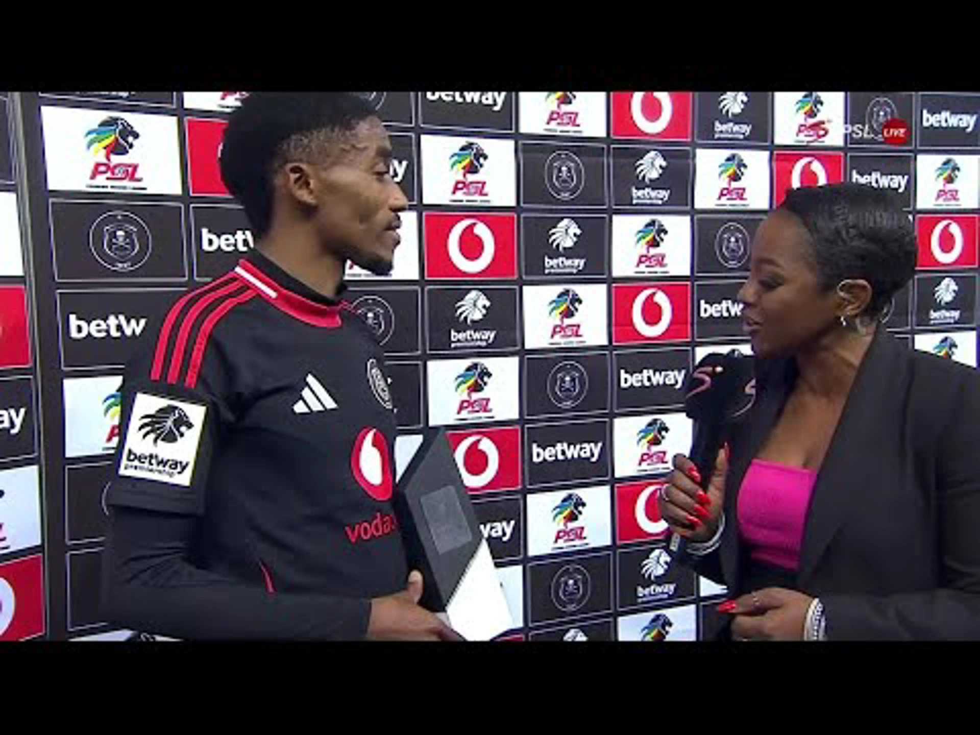 Man of the Match Monnapule Saleng | Orlando Pirates v Chippa United | Betway Premiership