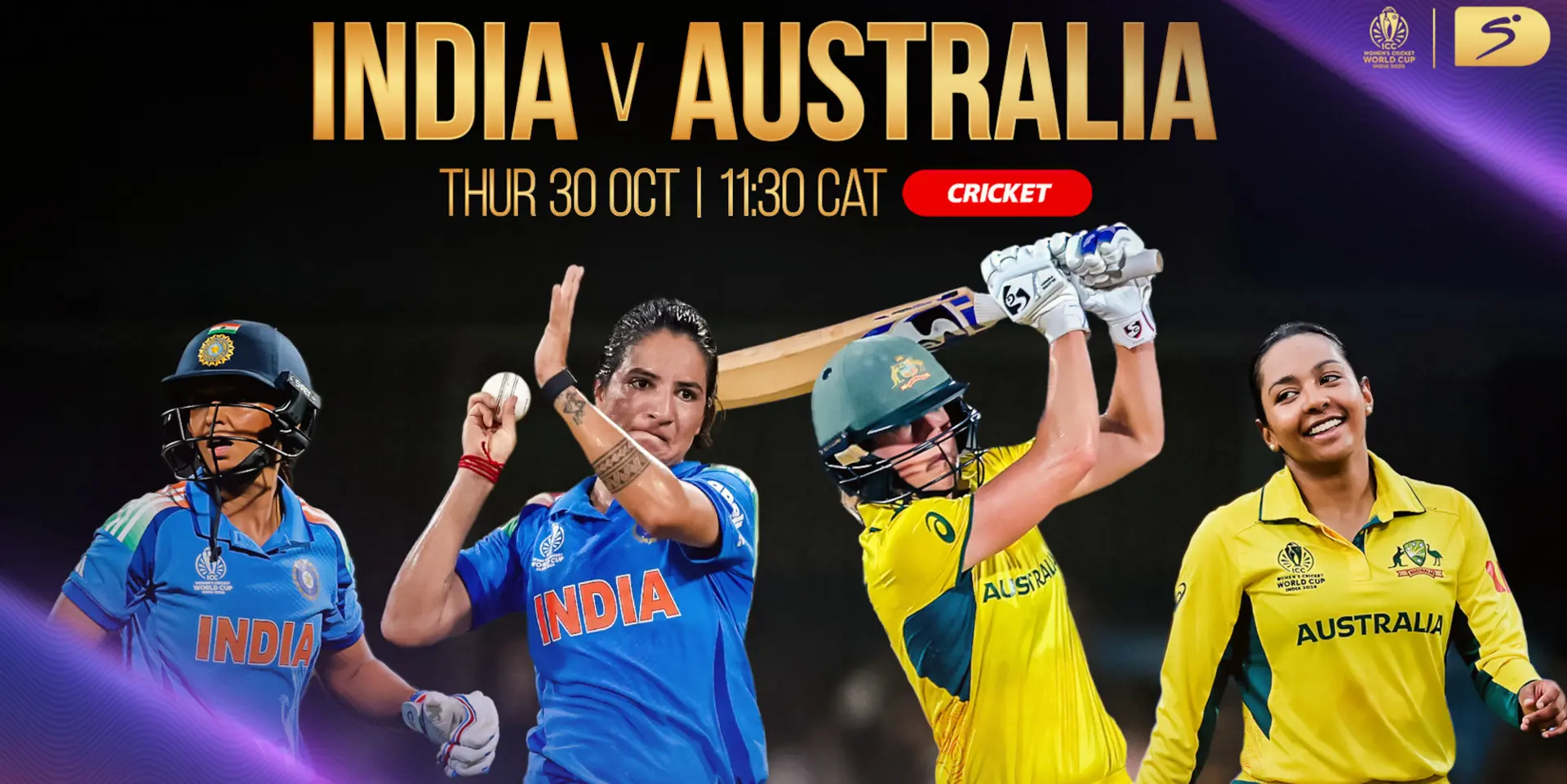 LIVE: CWC - India W v Australia W
