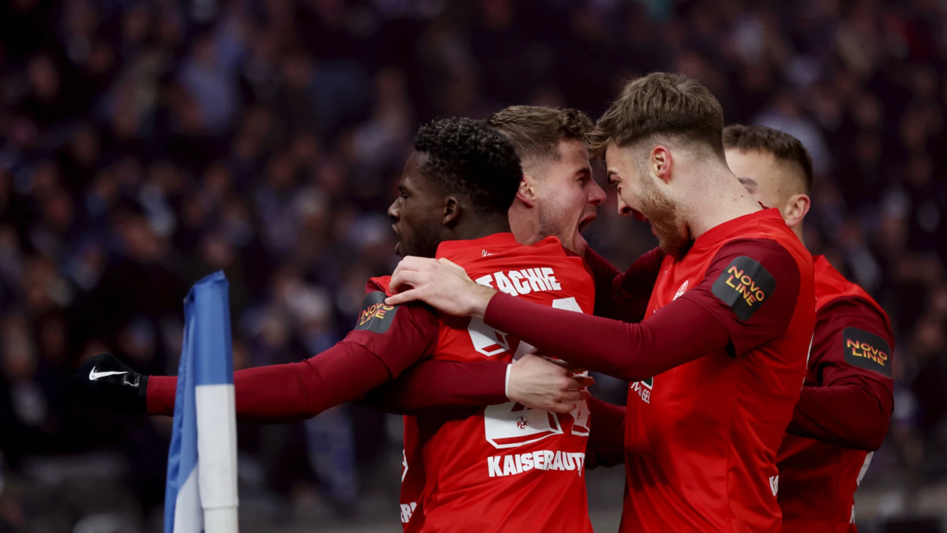 Kaiserslautern cruise into German Cup last four with a win at Hertha