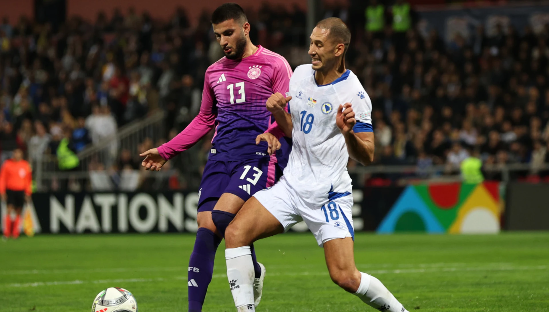 Germany win in Nations League as 10-man Dutch rescue point