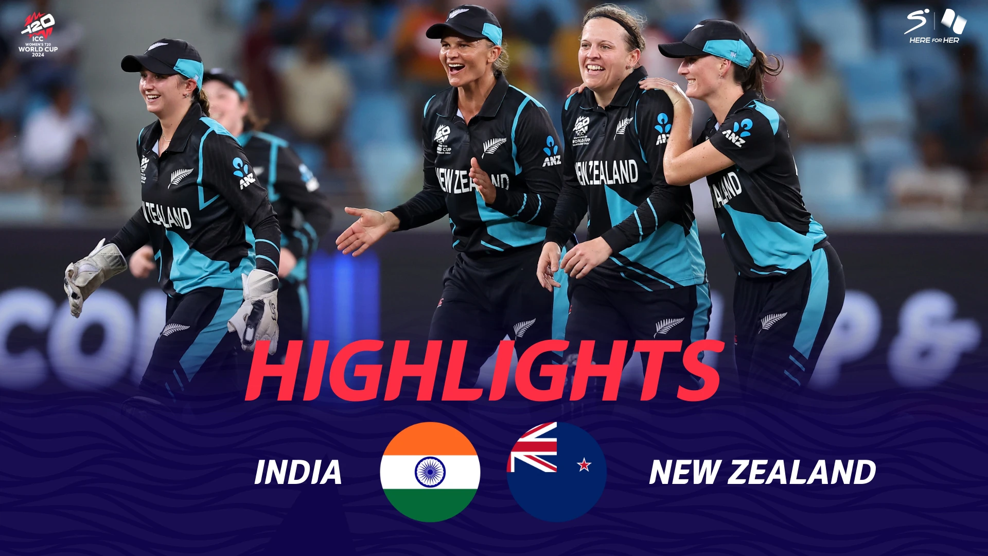 India v New Zealand | Match Highlights | ICC Women's T20 World Cup