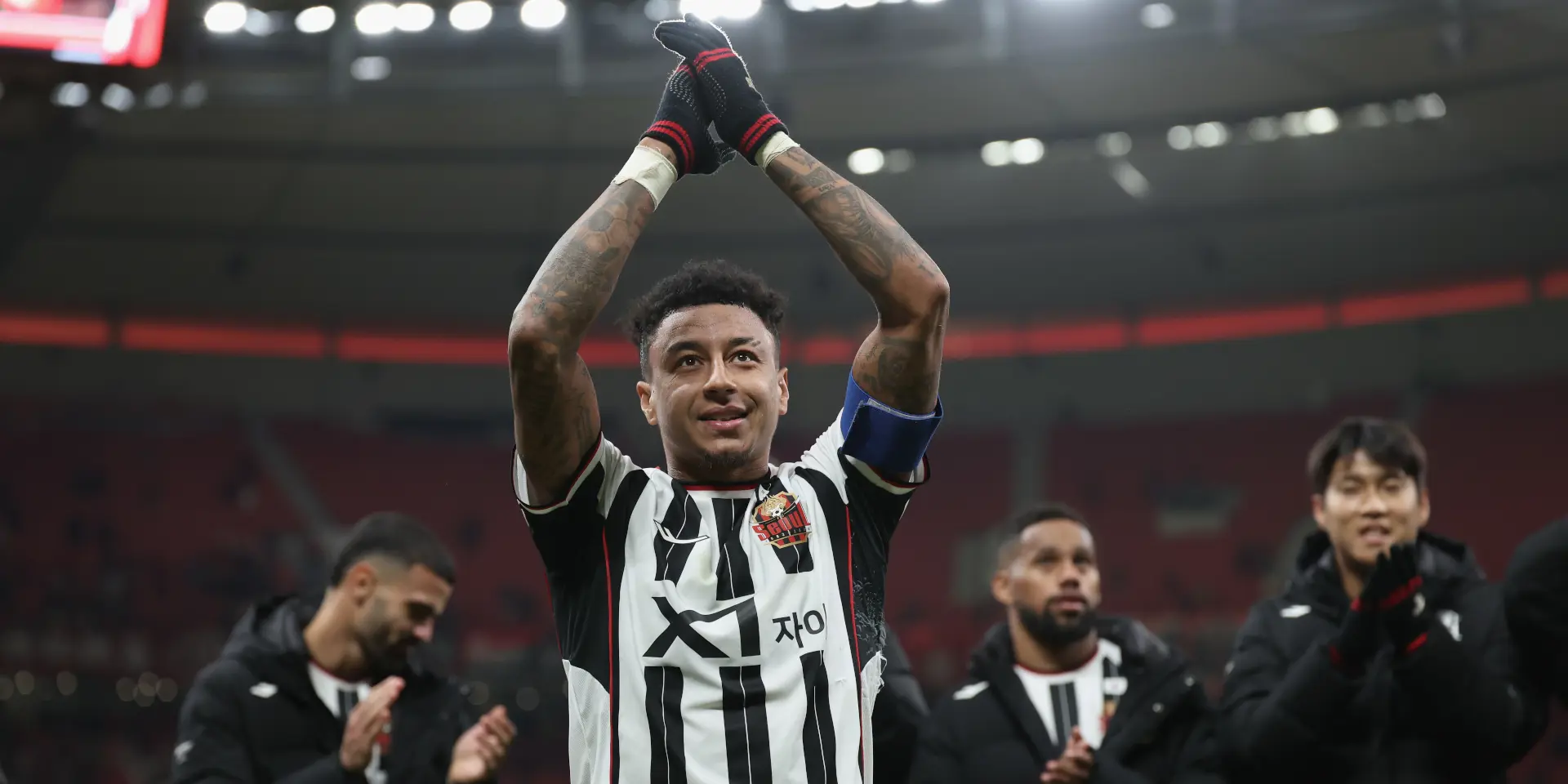 Ex-Man Utd star Lingard scores on tearful farewell to South Korea