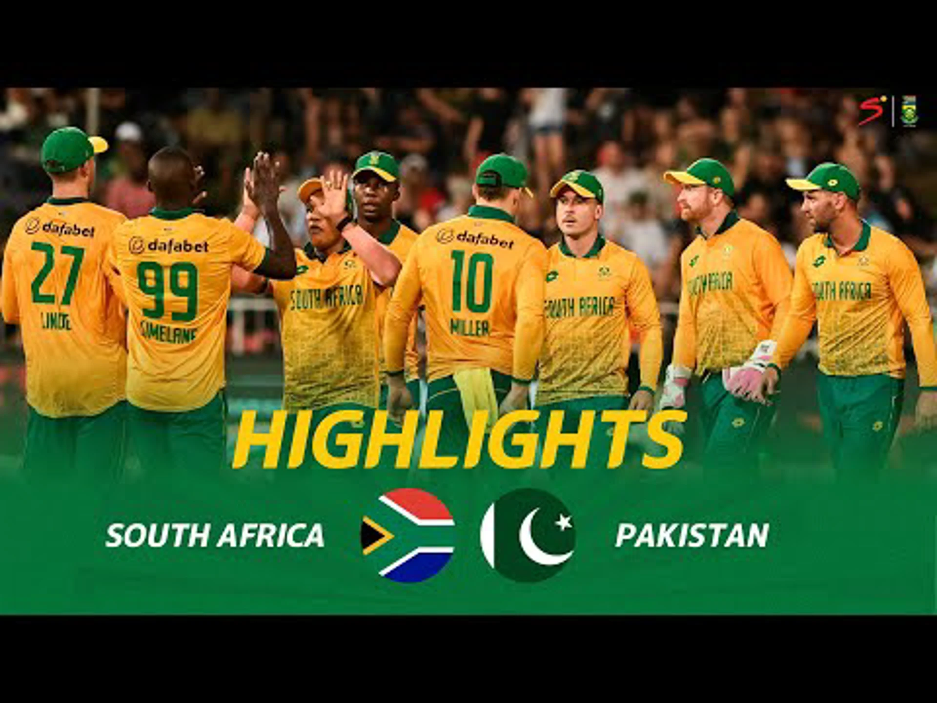 South Africa v Pakistan | Short Highlights | 1st T20i