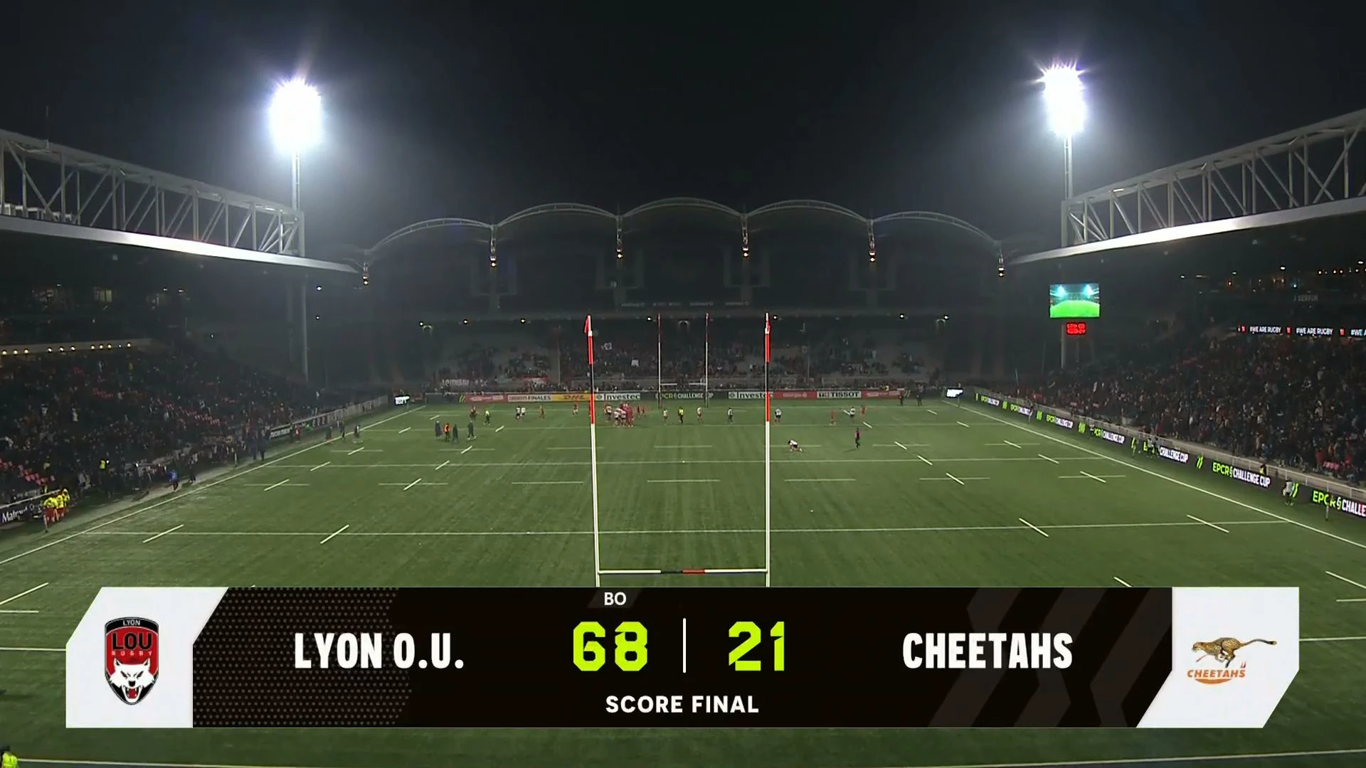 Lyon v Toyota Cheetahs | Match Highlights | European Rugby Challenge Cup