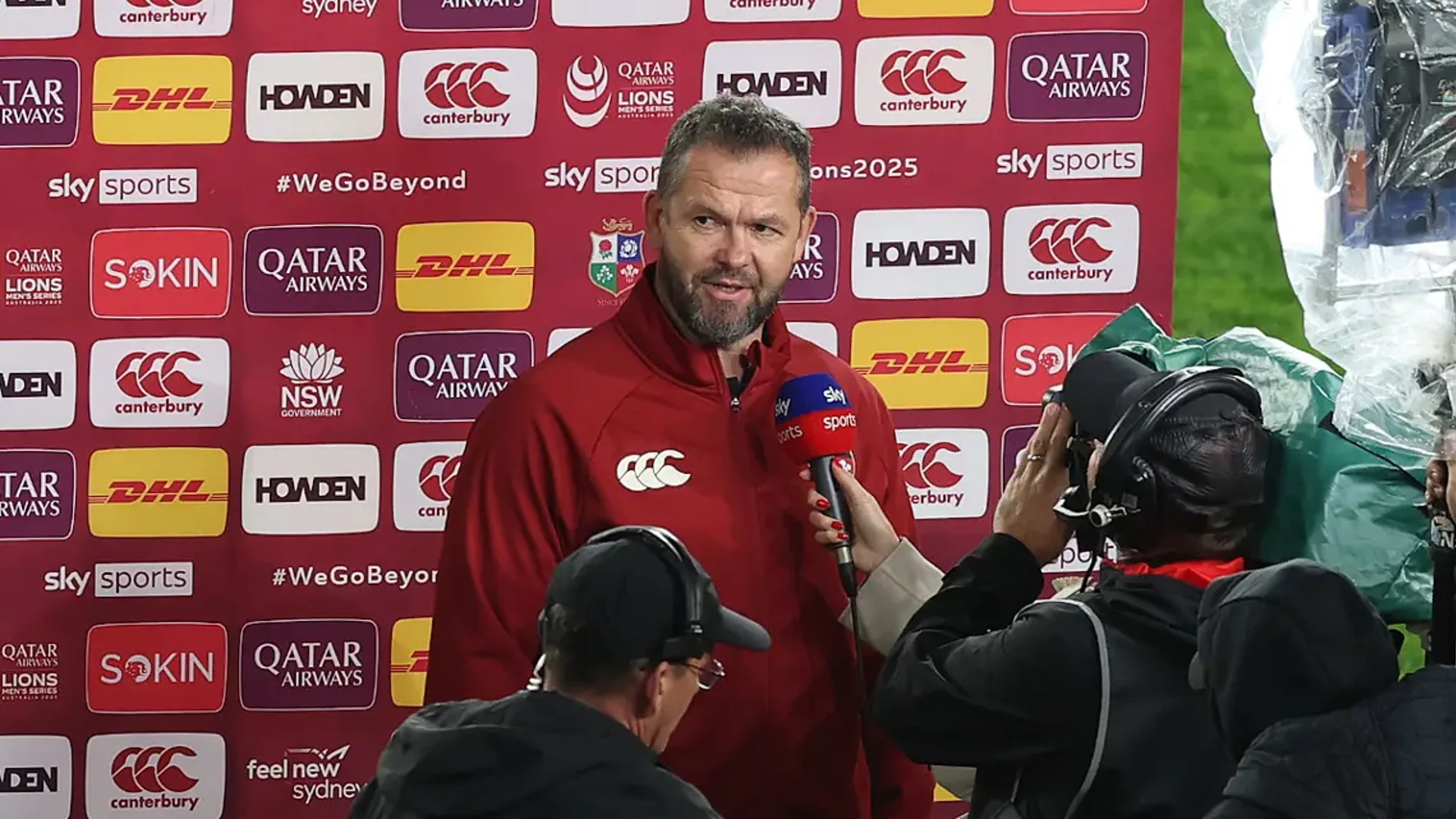 ABSOLUTE DELIGHT: Farrell content despite Australia denying Lions whitewash