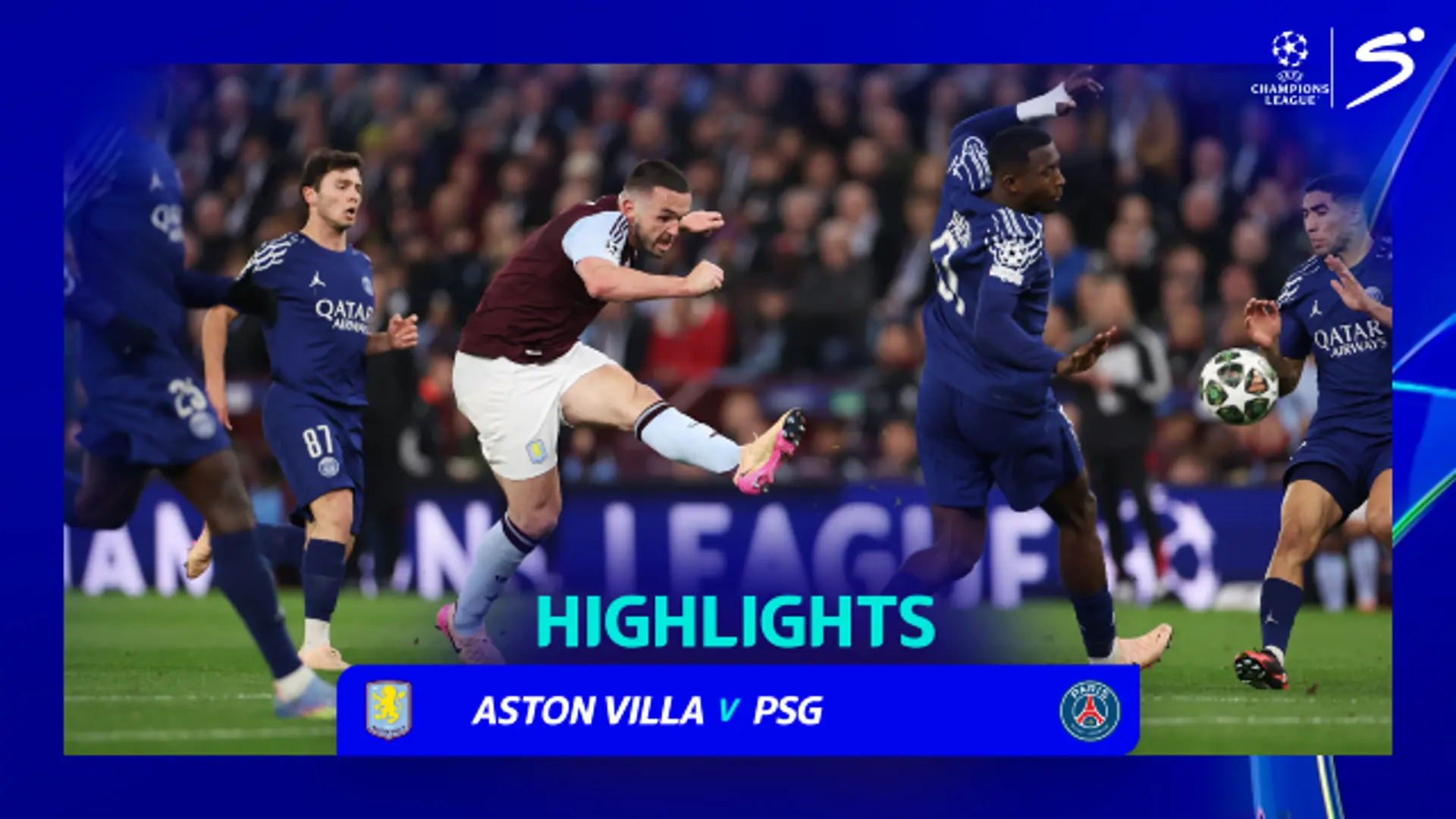 Aston Villa v Paris Saint-Germain | 90 in 90 | UEFA Champions League Quarter Finals