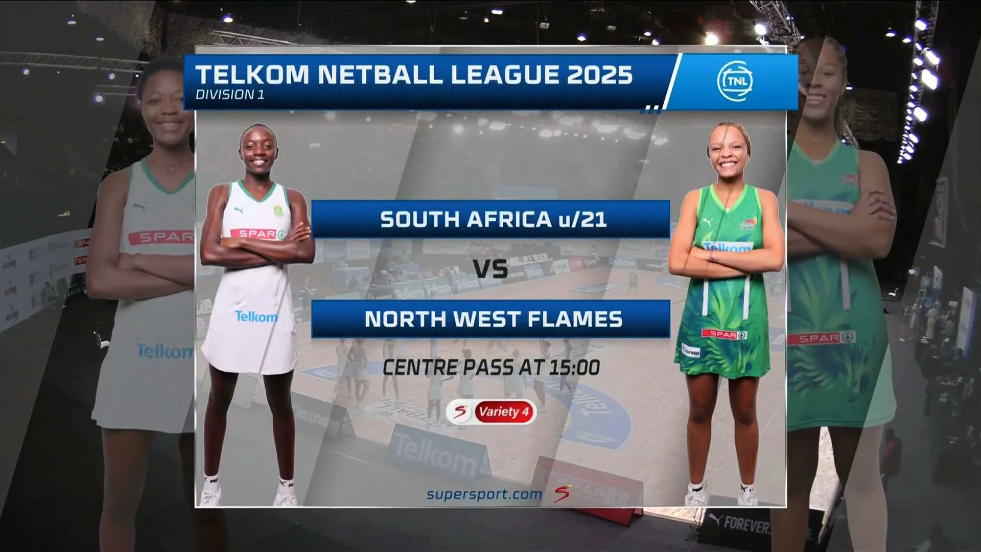 South Africa U21 v Flames | Match Highlights | Netball League