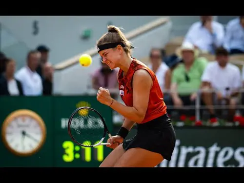Roland Garros | Women's singles | SF 1 | Karolína Muchova v Aryna Sabalenka | Highlights